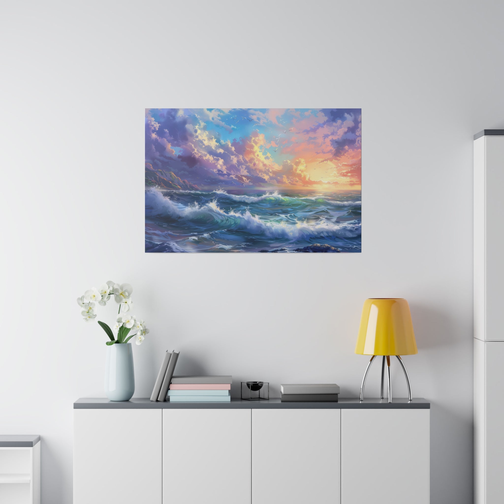 Ocean Wall Art - Horizontal Canvas - WA176