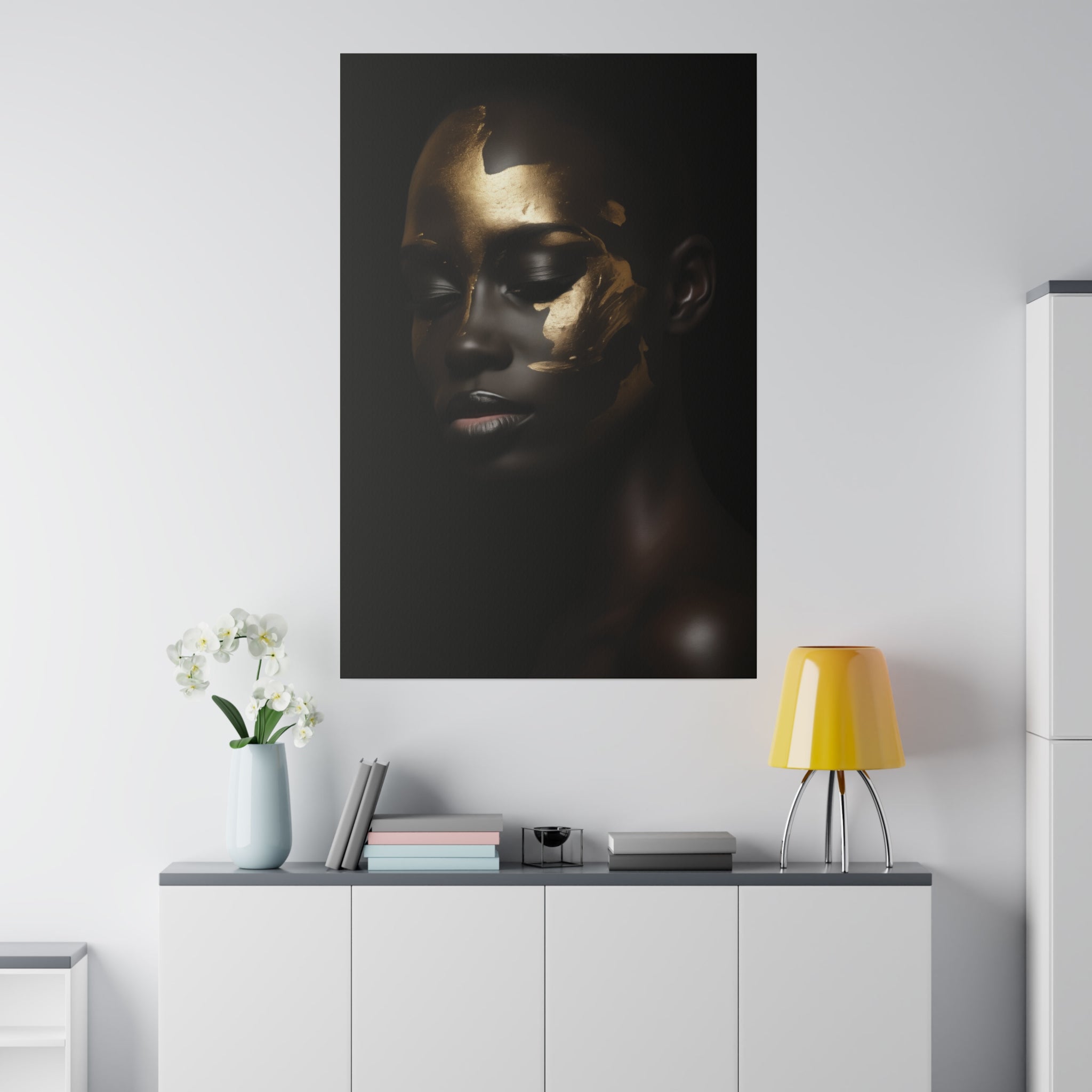 Woman in Gold - Luxury Themed Canvas - Vertical Canvas - WA67