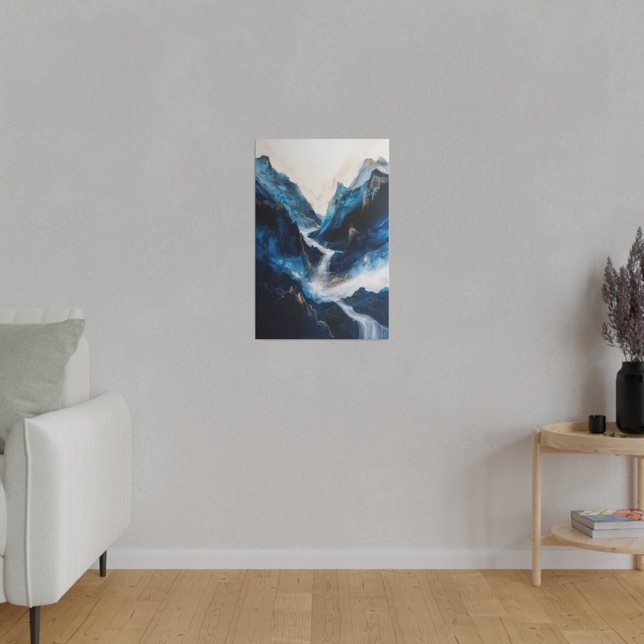 Ethereal Flow - Abstract Wall Art - Vertical Canvas - WA226