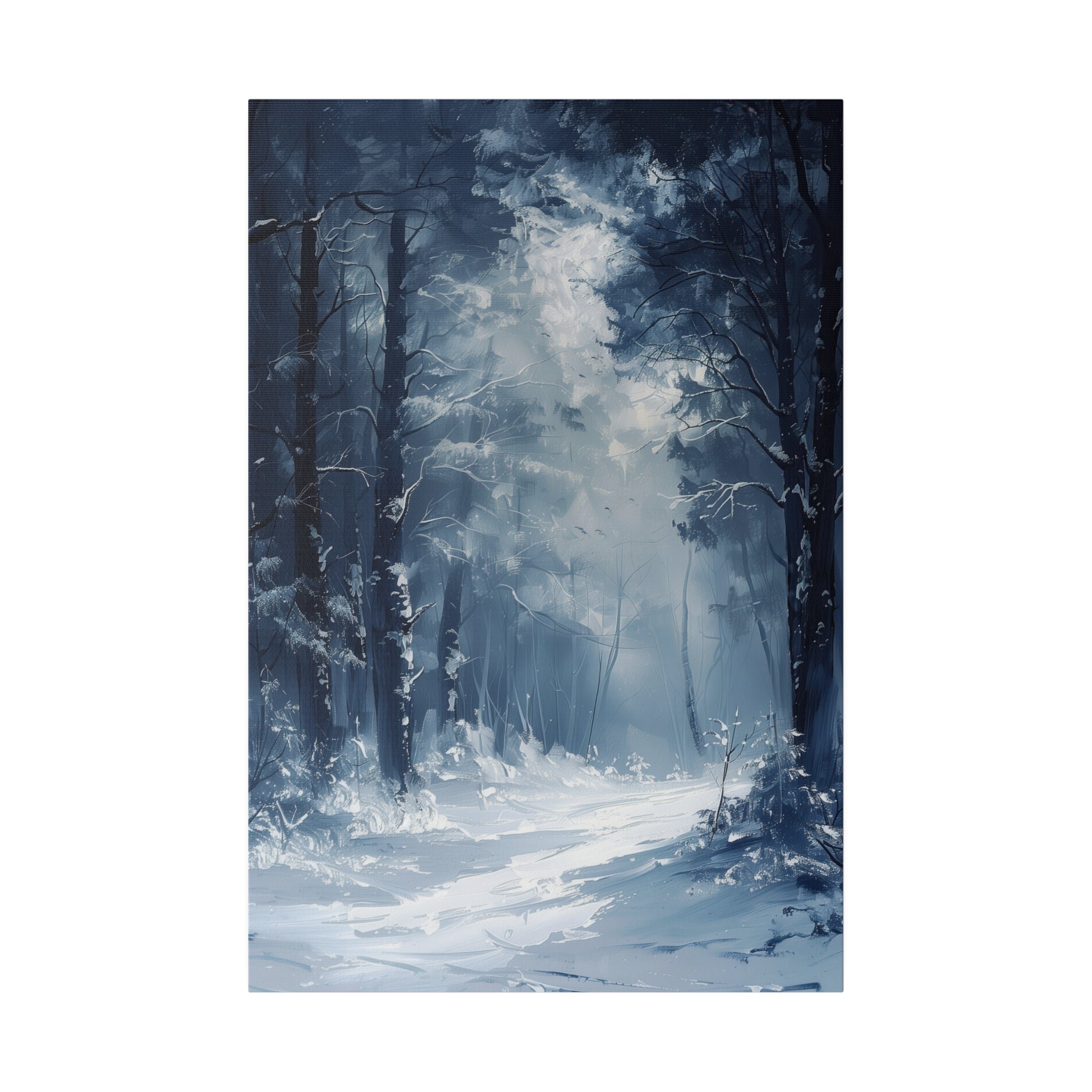 Chill of Winter - Nature Wall Art - Vertical Canvas - WA331