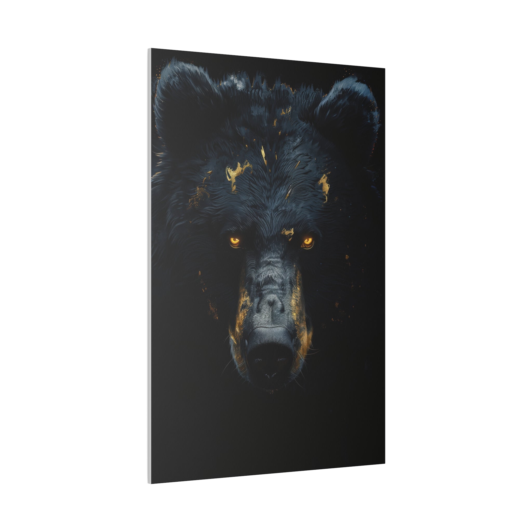 Vicious Bear - Wildlife Wall Art - Vertical Canvas - WA242