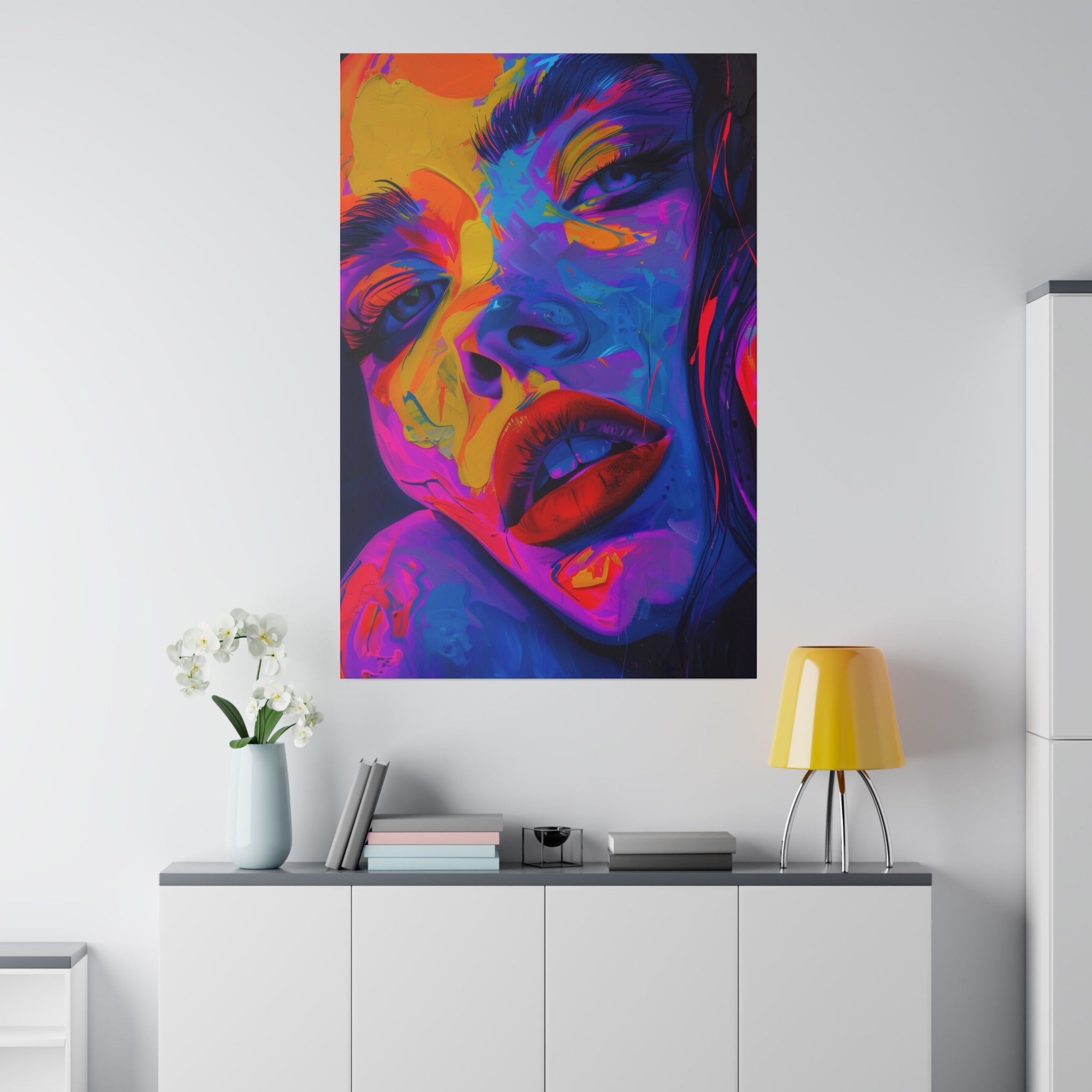 Pop Wall Art - Vertical Canvas - WA111