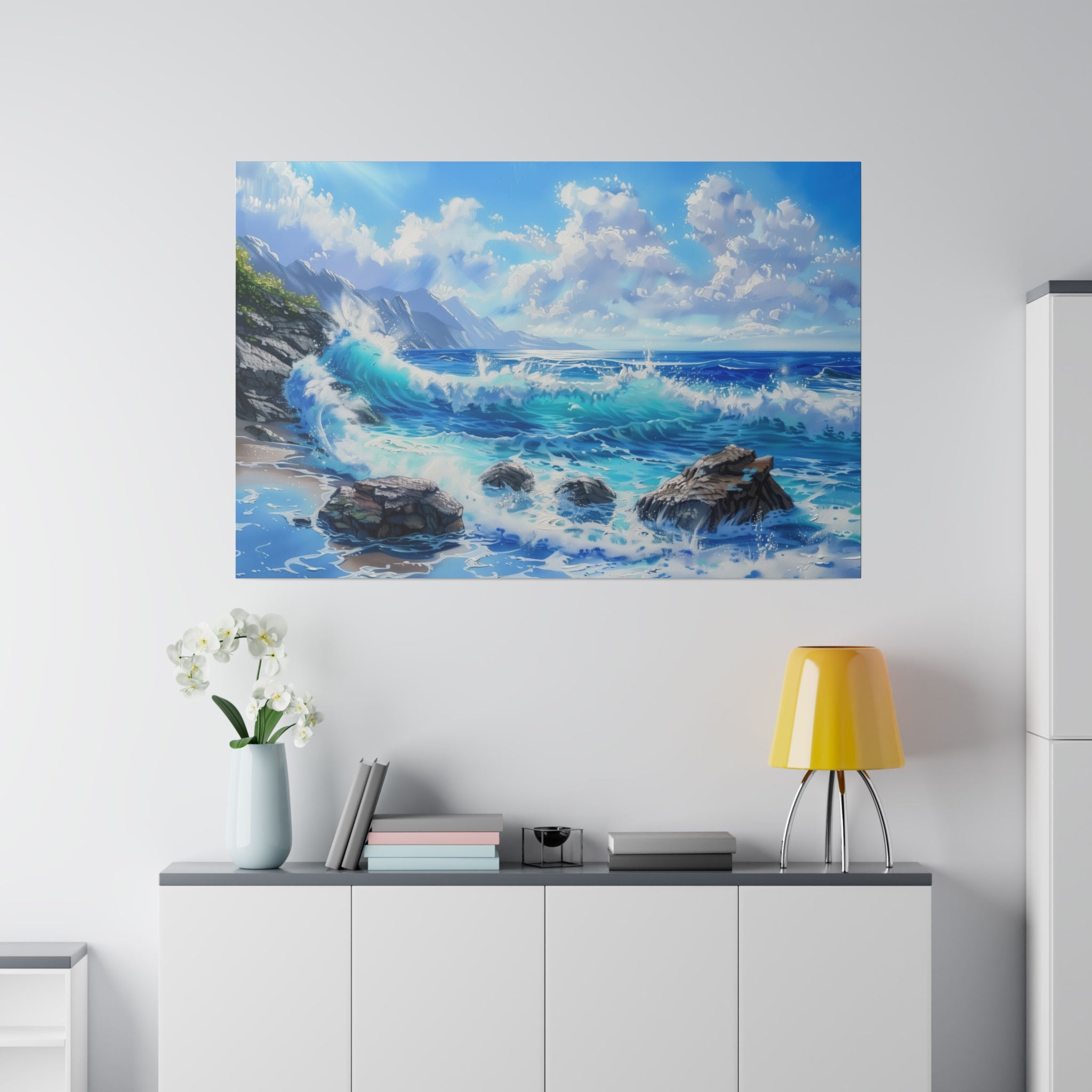 Ocean Wall Art - Horizontal Canvas - WA175