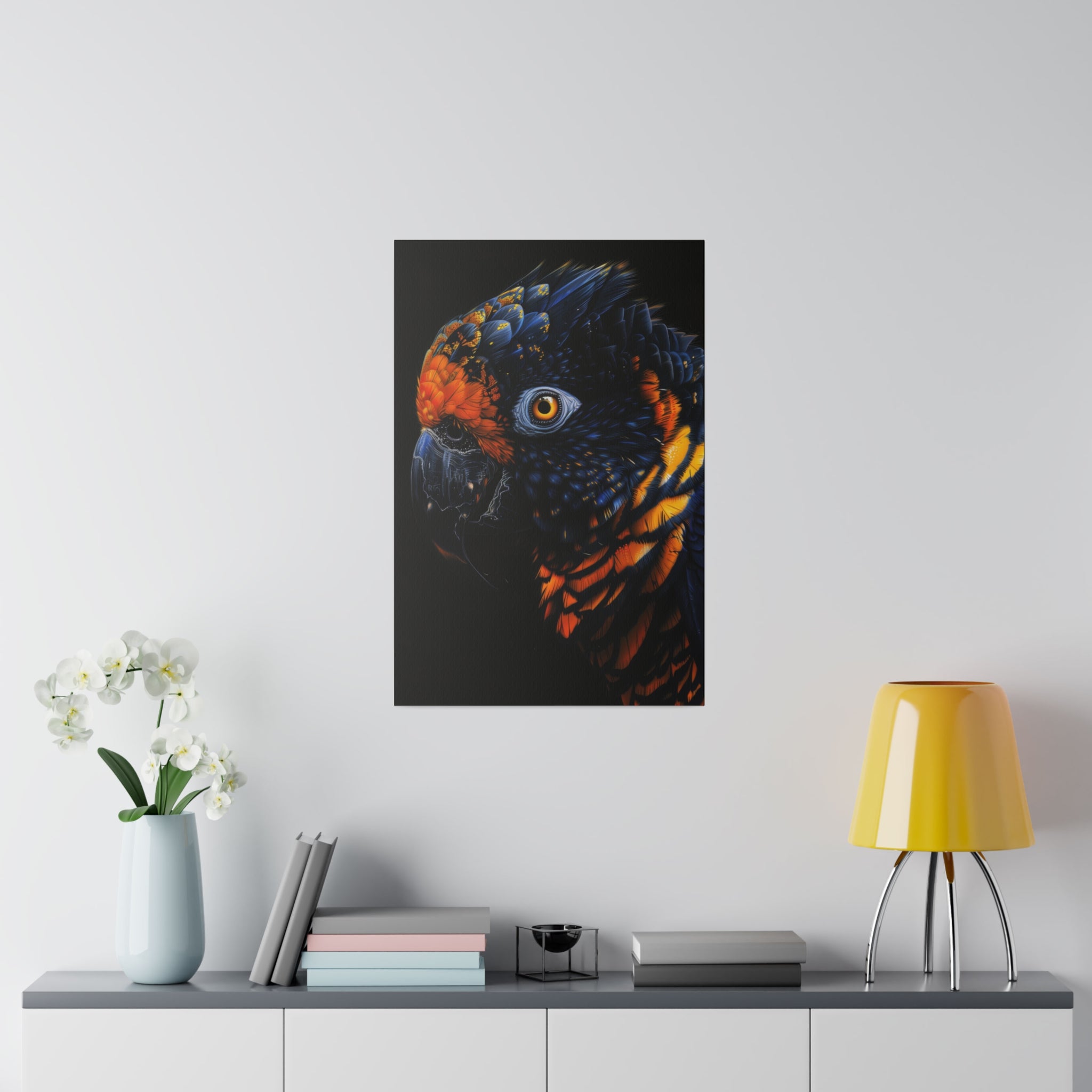 Majestic Parrot - Wildlife Wall Art - Vertical Canvas - WA290