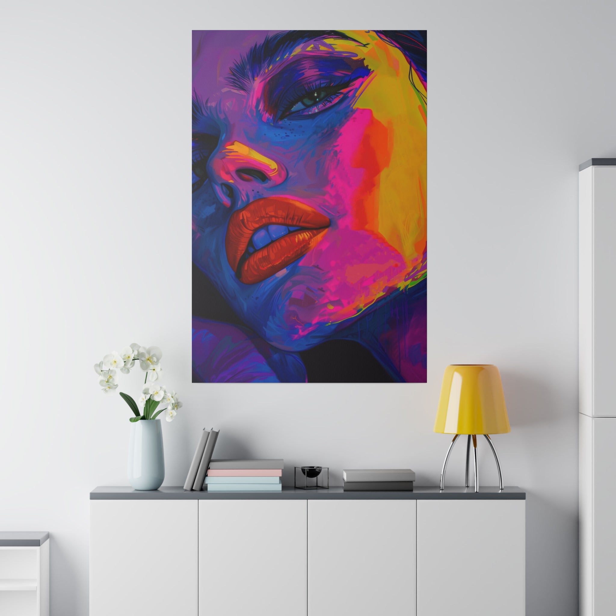 Pop Wall Art - Vertical Canvas - WA105