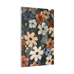 Flowers Wall Art - Botanical Wall Art - Vertical Canvas - WA58