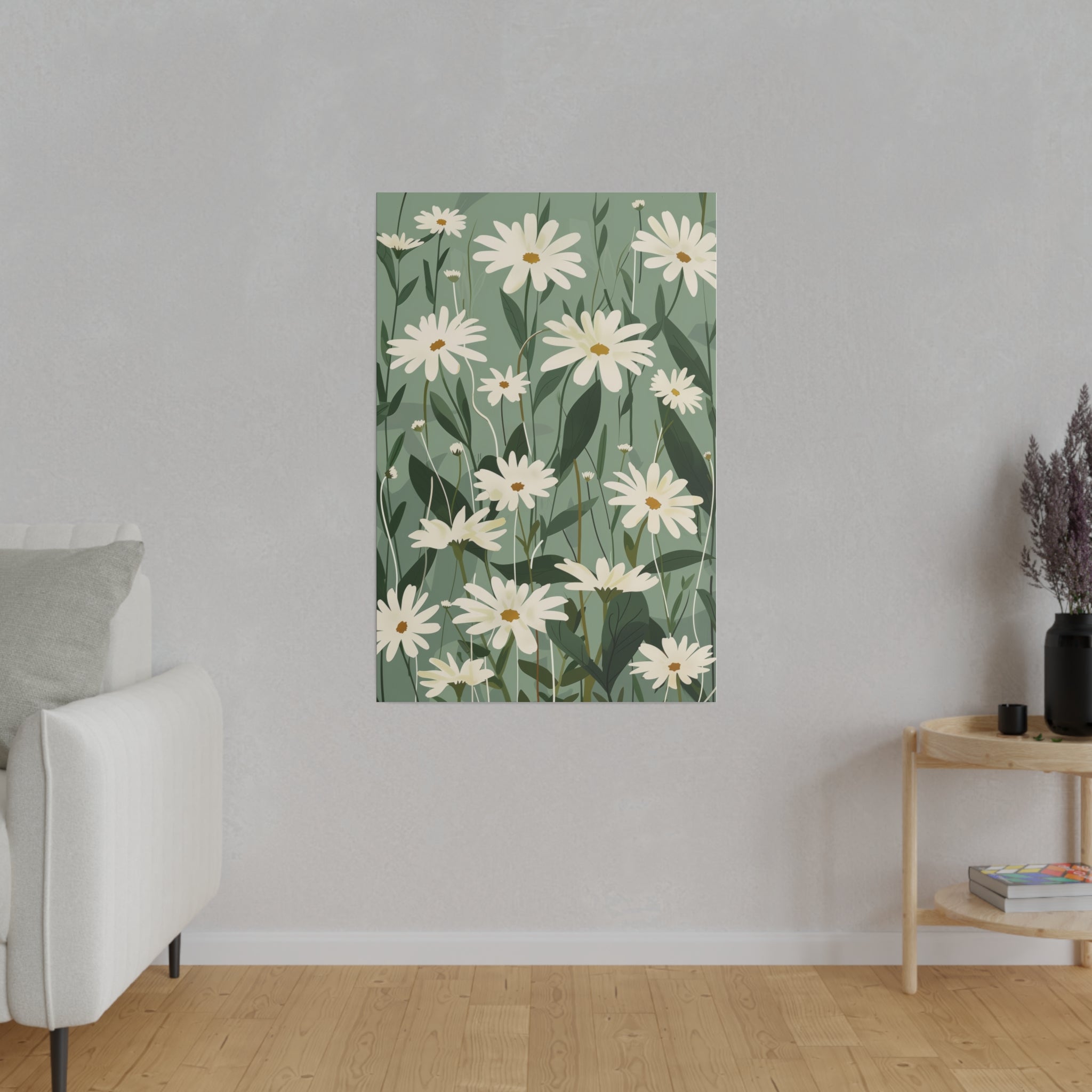 Flowers Wall Art - Botanical Wall Art - Vertical Canvas - WA64