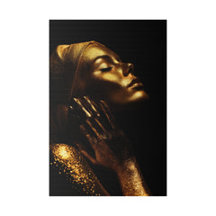 Woman in Gold - Luxury Themed Canvas - Vertical Canvas - WA71