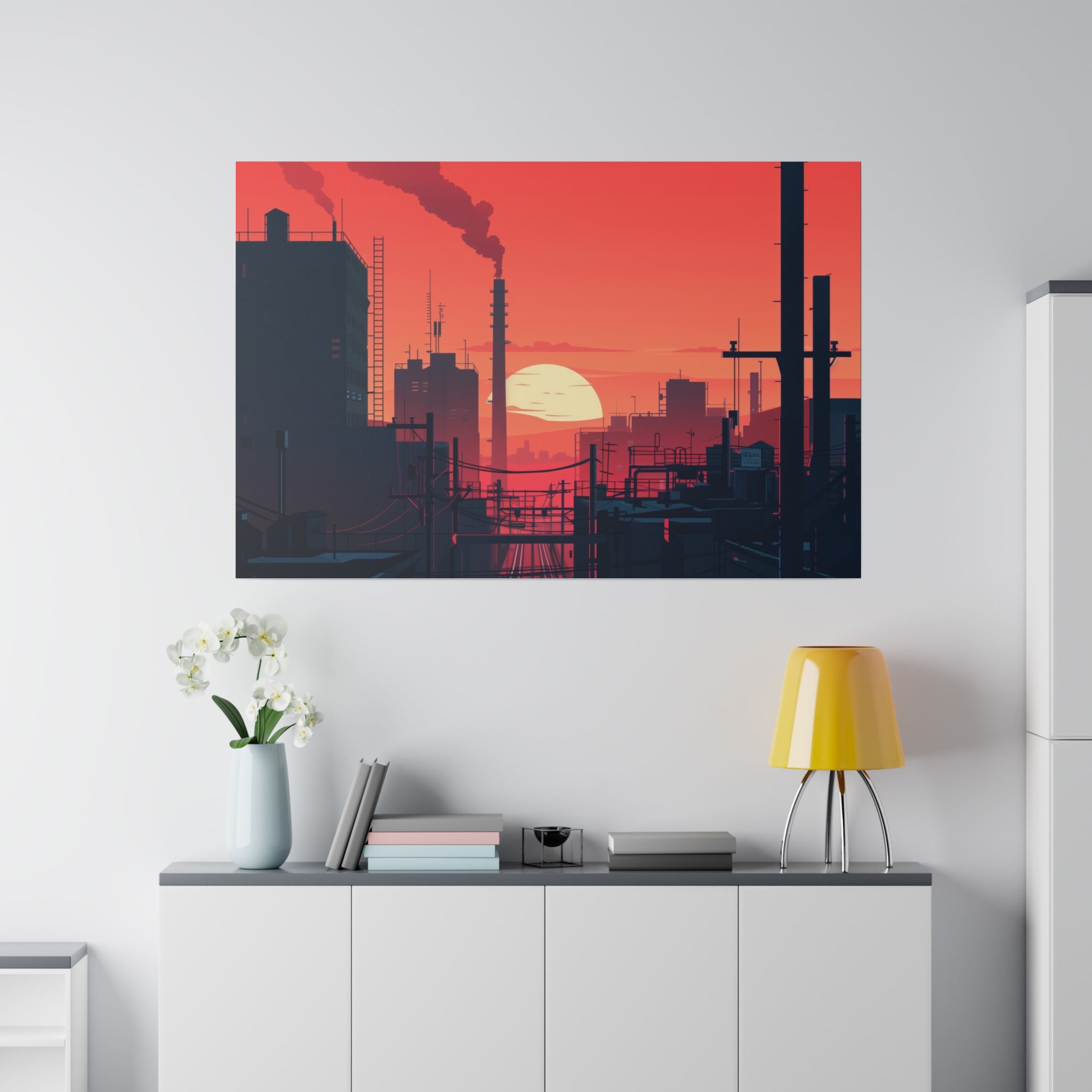 Abstract Wall Art - Horizontal Canvas - WA144