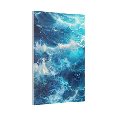 Ocean Waves Wall Art - Vertical Canvas - WA92