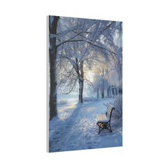 Silent Winter - Nature Wall Art - Vertical Canvas - WA330