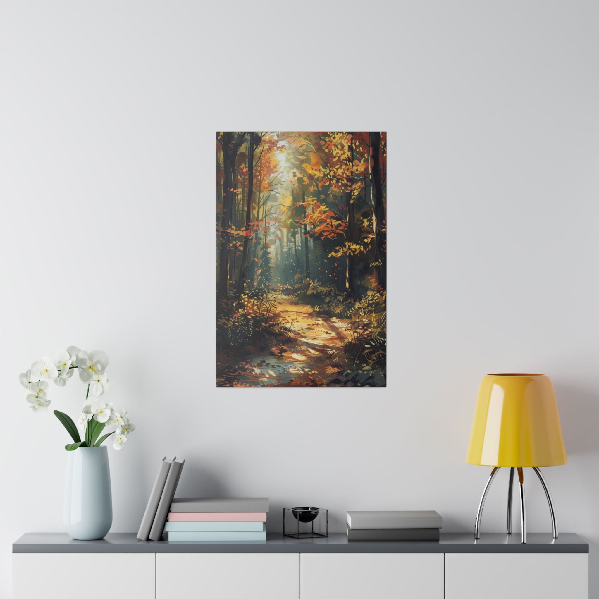 Beautiful Forest - Nature Wall Art - Vertical Canvas - WA83