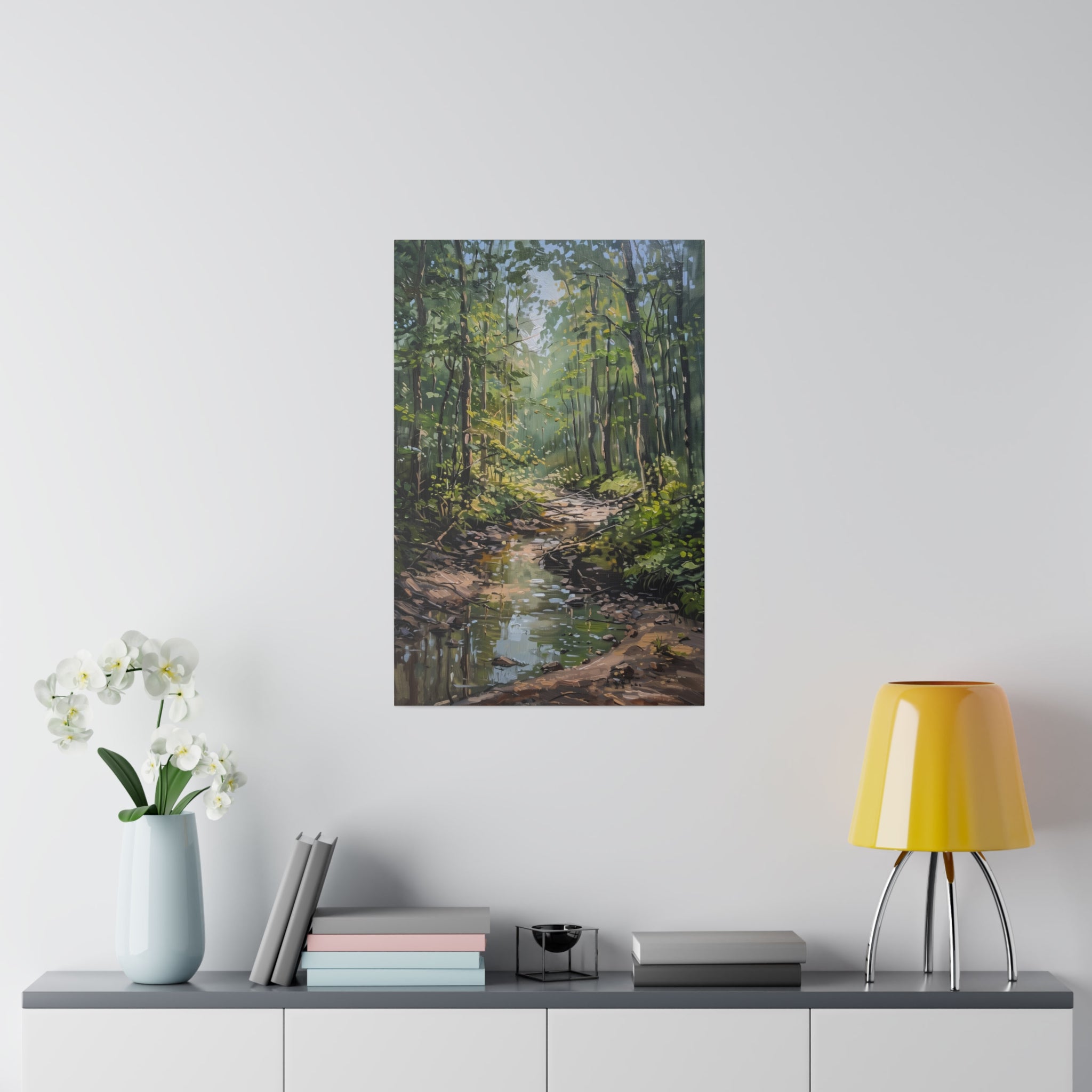 Beautiful Forest - Nature Wall Art - Vertical Canvas - WA88