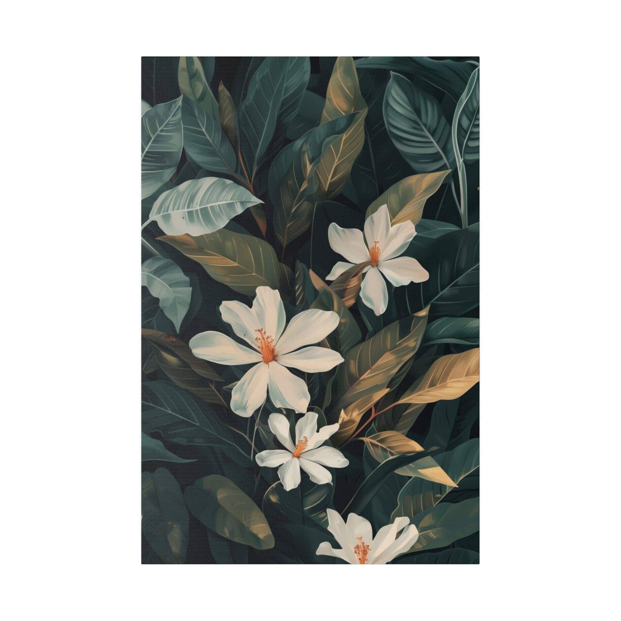 Flowers Wall Art - Botanical Wall Art - Vertical Canvas - WA63