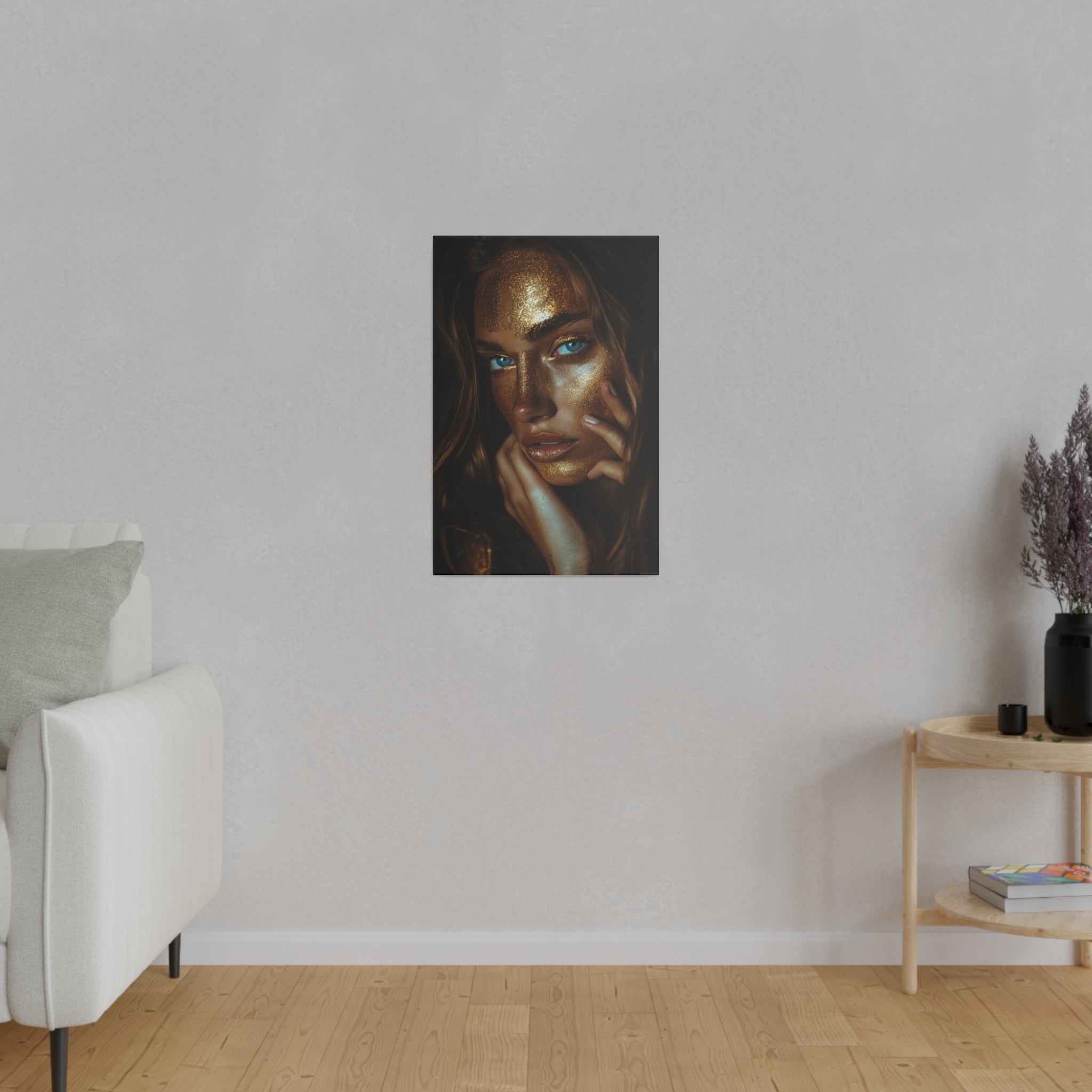 Woman in Gold - Luxury Themed Canvas - Vertical Canvas - WA76