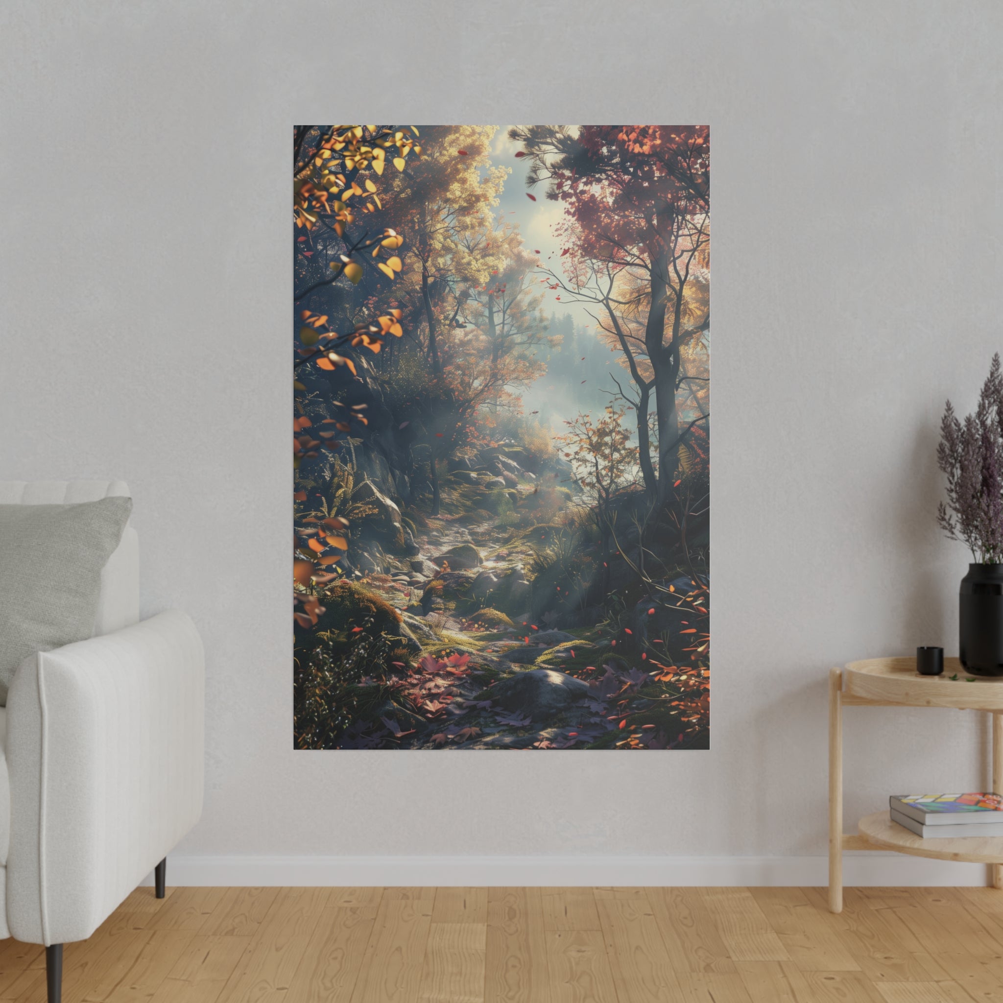 Beautiful Forest - Nature Wall Art - Vertical Canvas - WA85