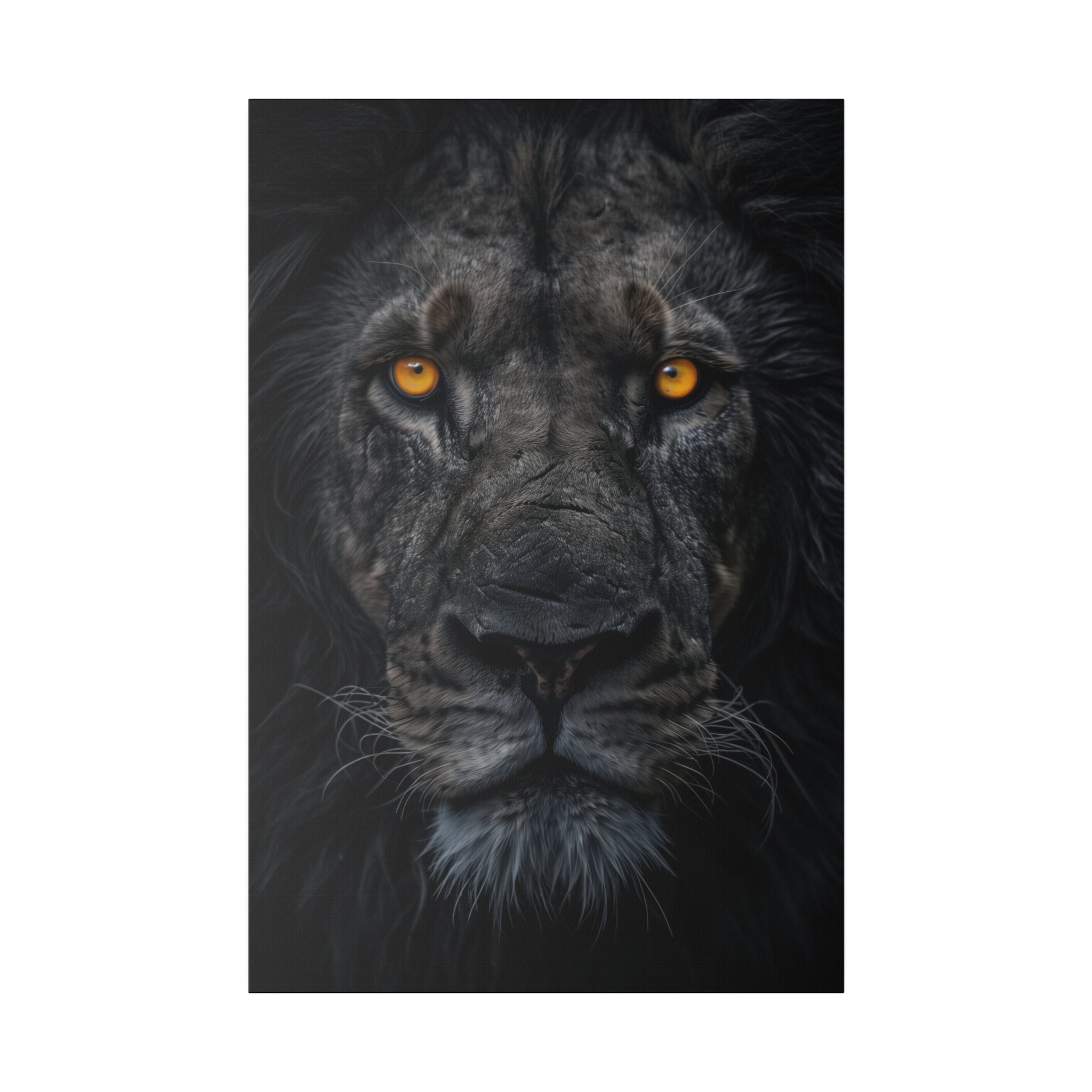 Lion's Dominion - Wildlife Wall Art - Vertical Canvas - WA283