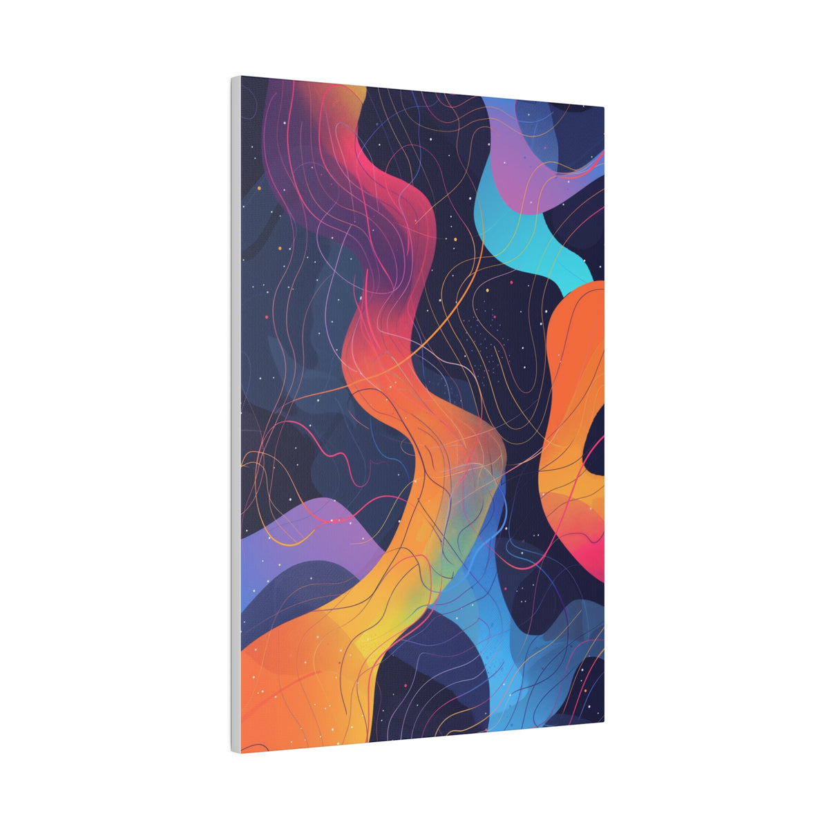 Abstract Wall Art - Vertical Canvas - WA18