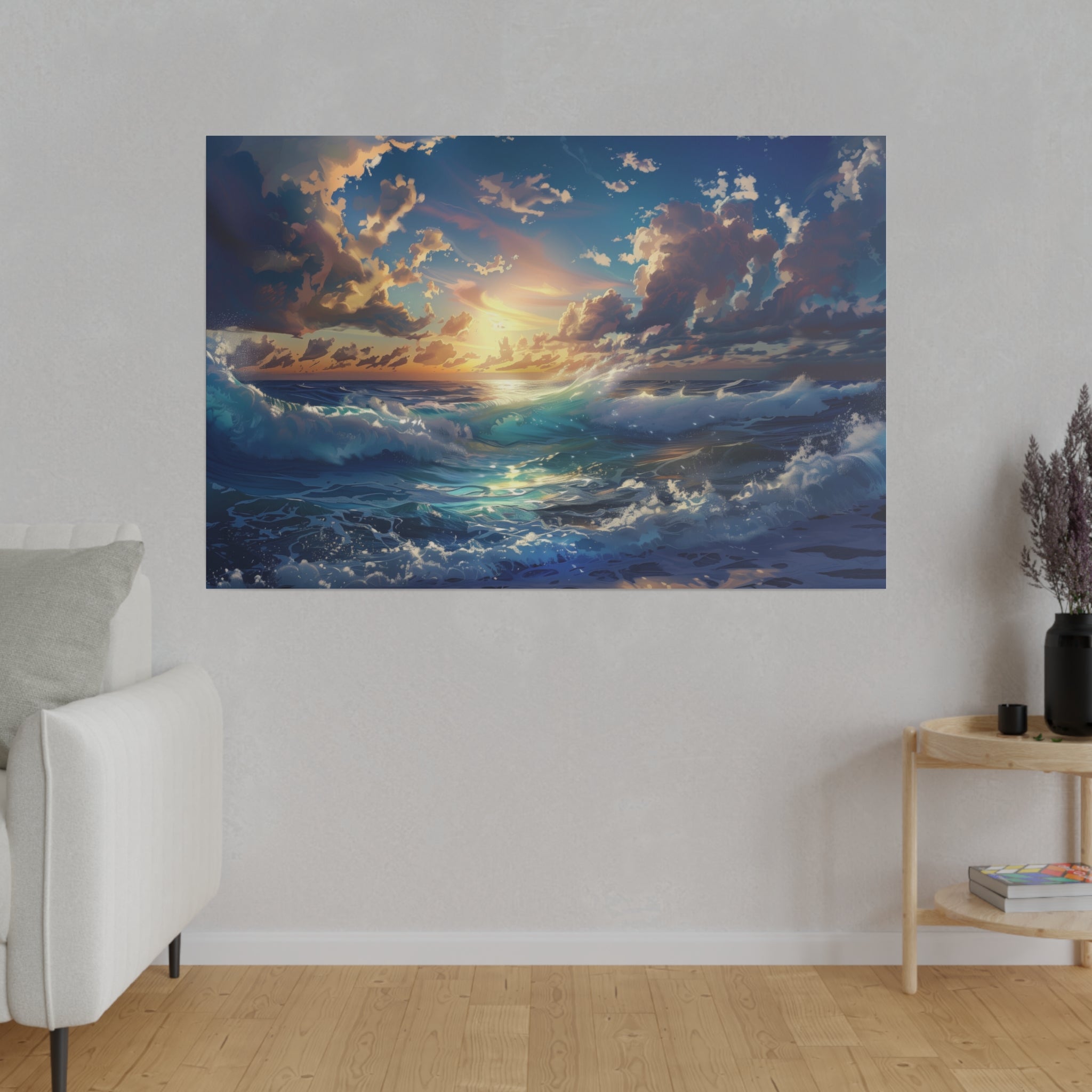 Ocean Wall Art - Horizontal Canvas - WA171