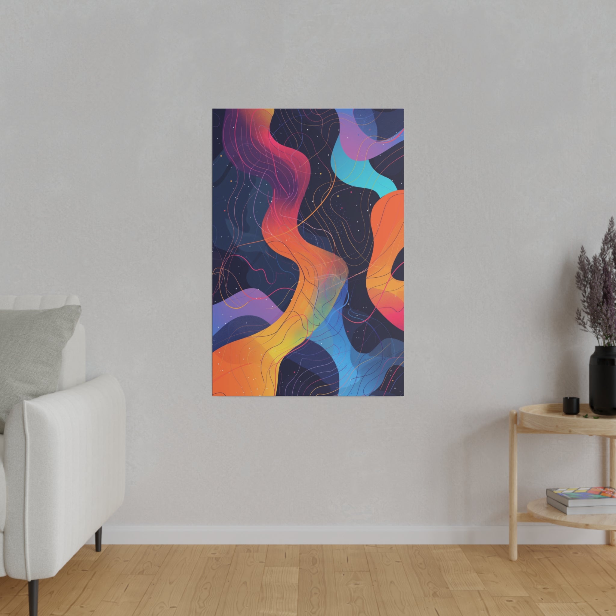 Abstract Wall Art - Vertical Canvas - WA18