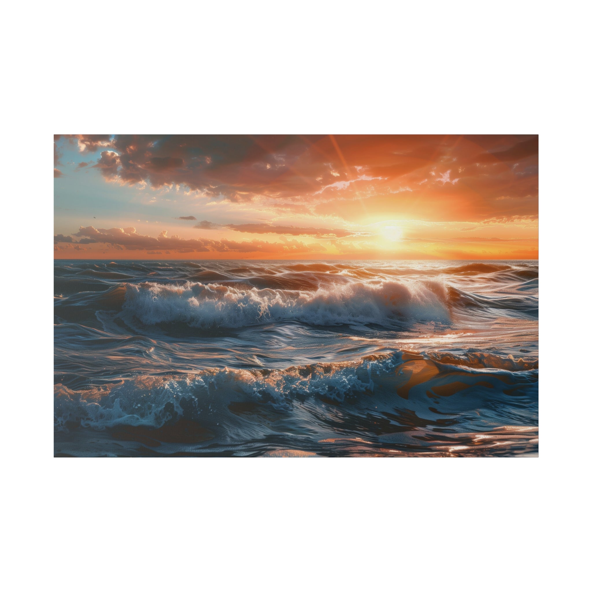 Ocean Wall Art - Horizontal Canvas - WA170