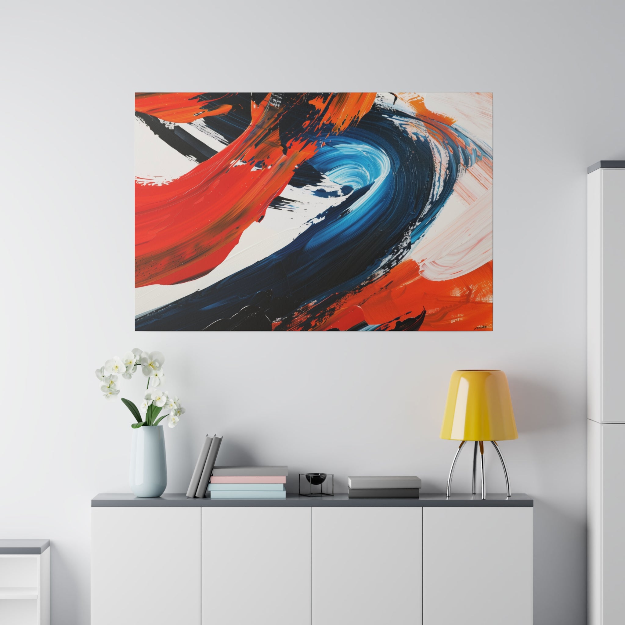 Vivid Motion - Abstract Wall Art - Horizontal Canvas - WA206