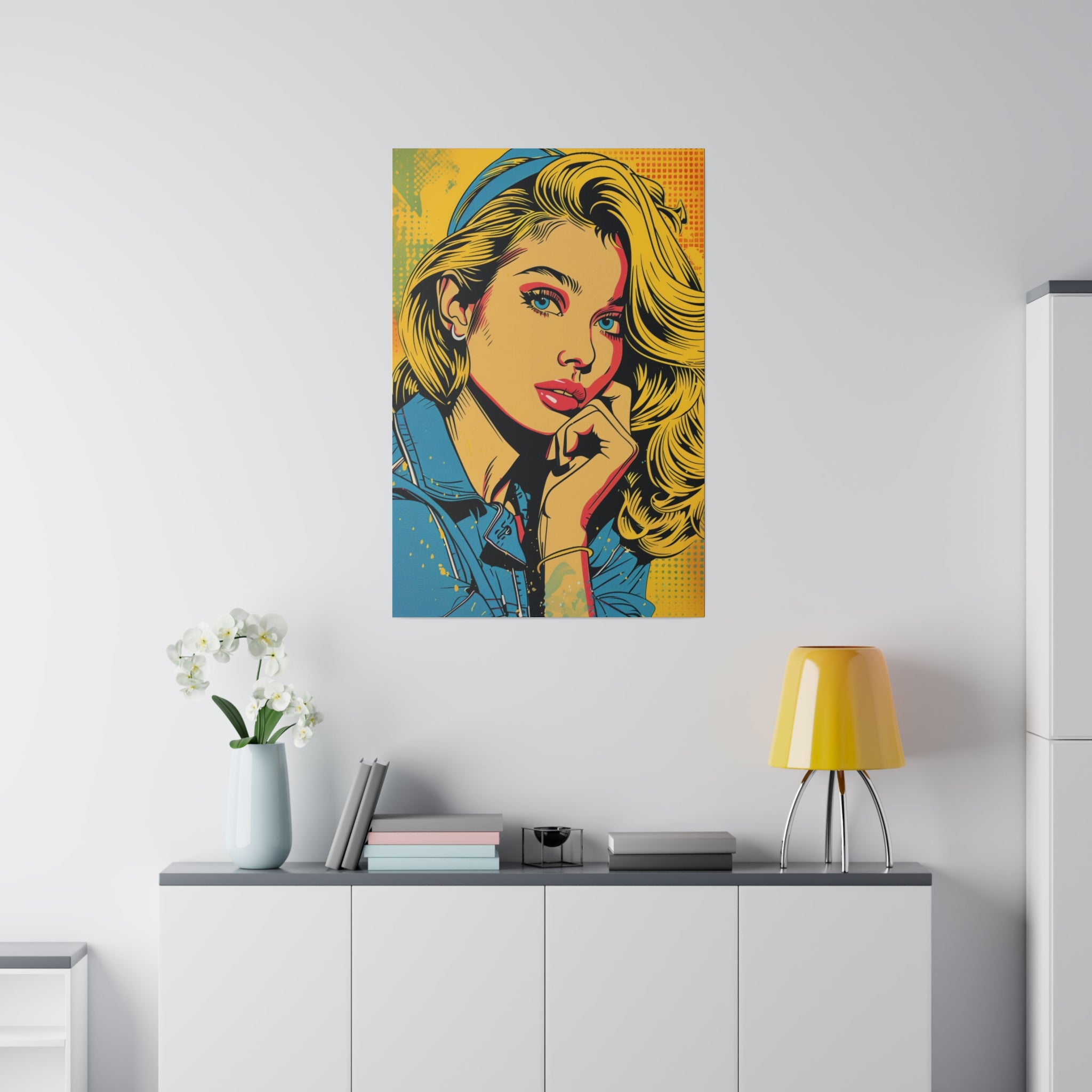 Pop Wall Art - Vertical Canvas - WA115