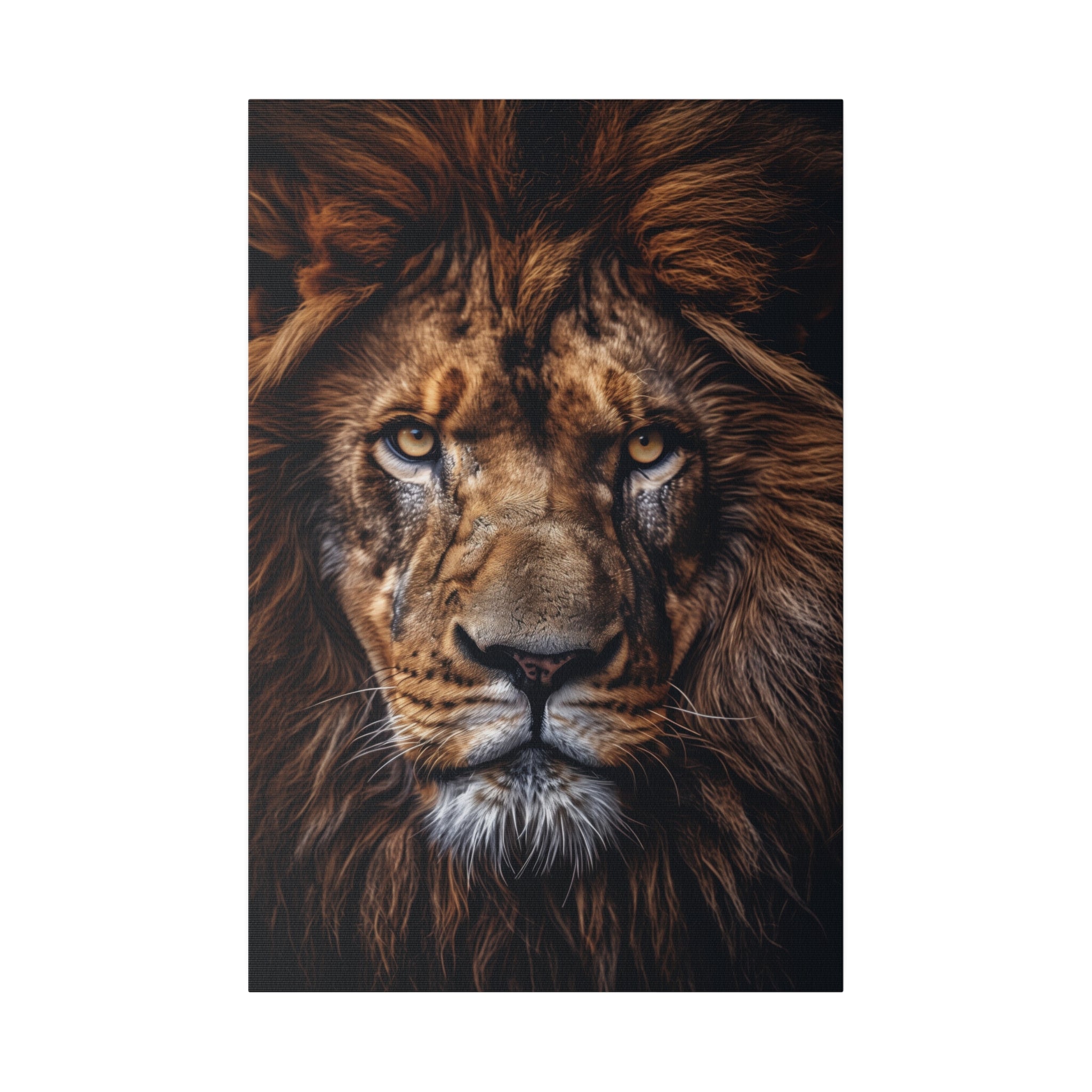 Lion's Power - Wildlife Wall Art - Vertical Canvas - WA285