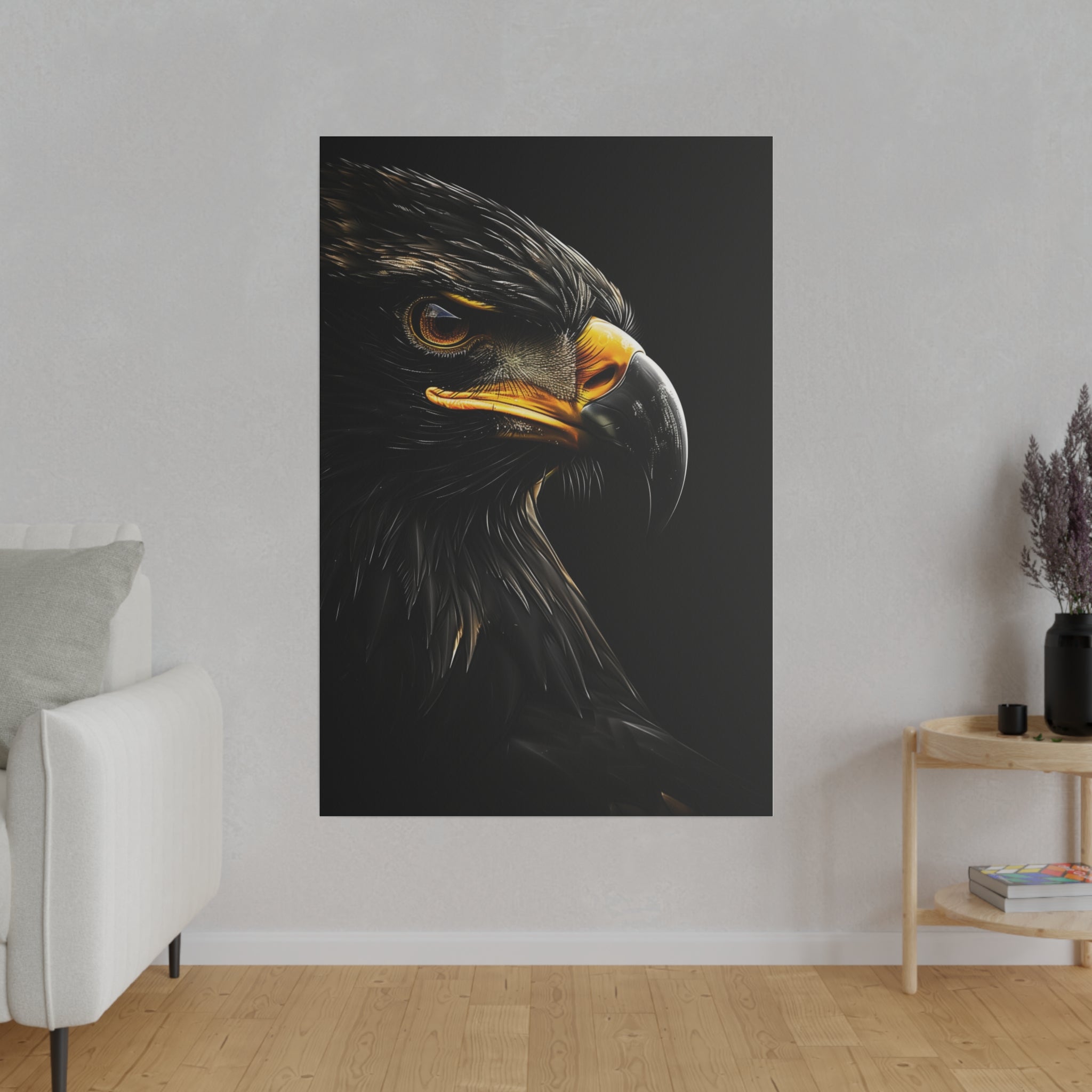 Eagle's Might - Wildlife Wall Art - Vertical Canvas - WA279