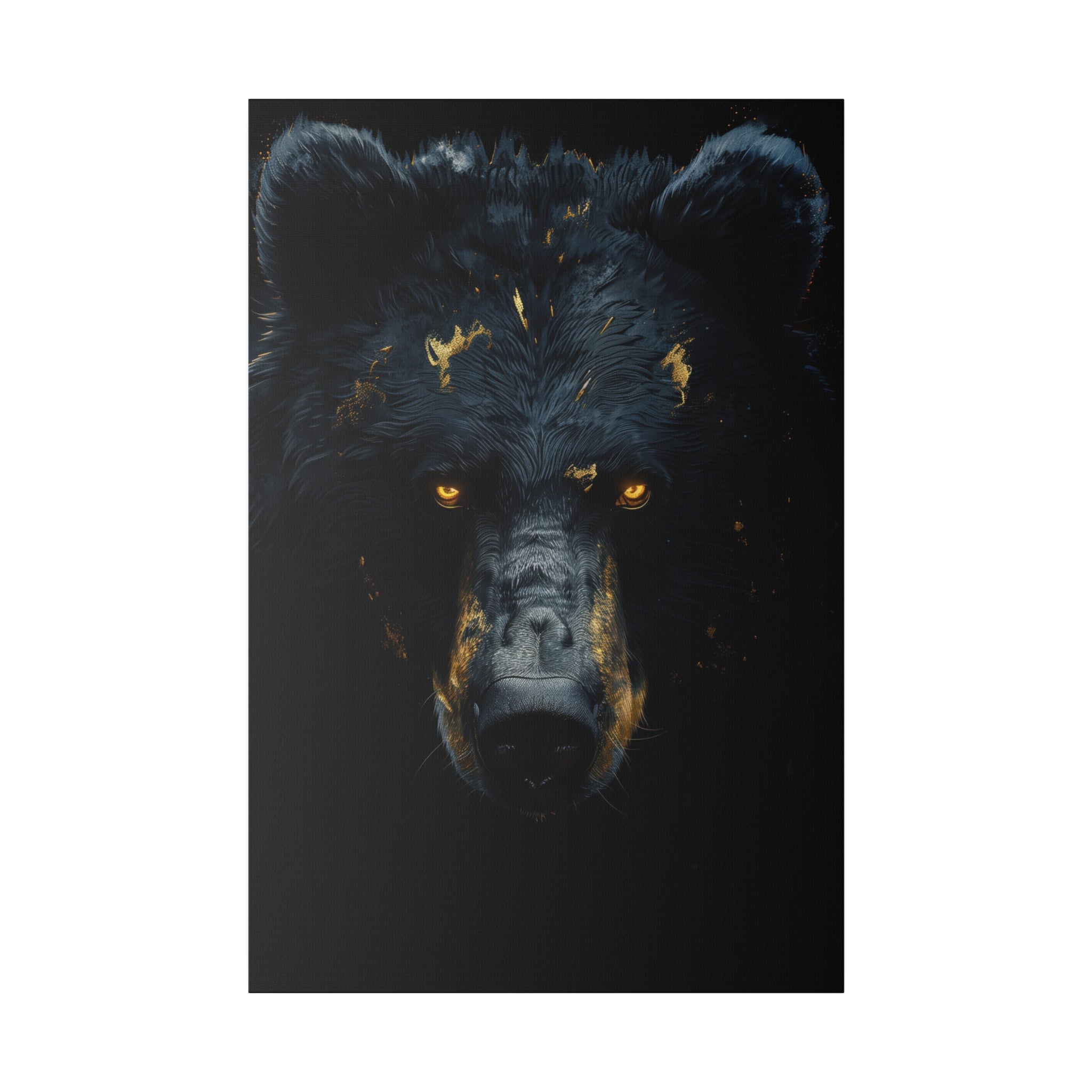 Vicious Bear - Wildlife Wall Art - Vertical Canvas - WA242