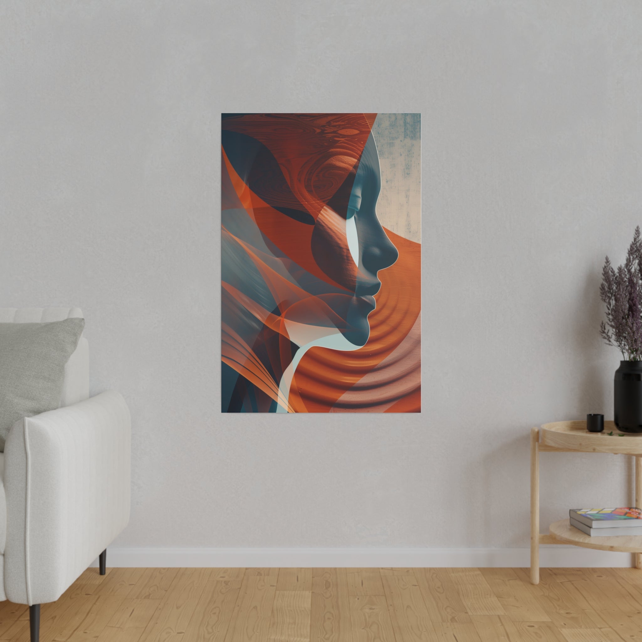 Abstract Wall Art - Vertical Canvas - WA17