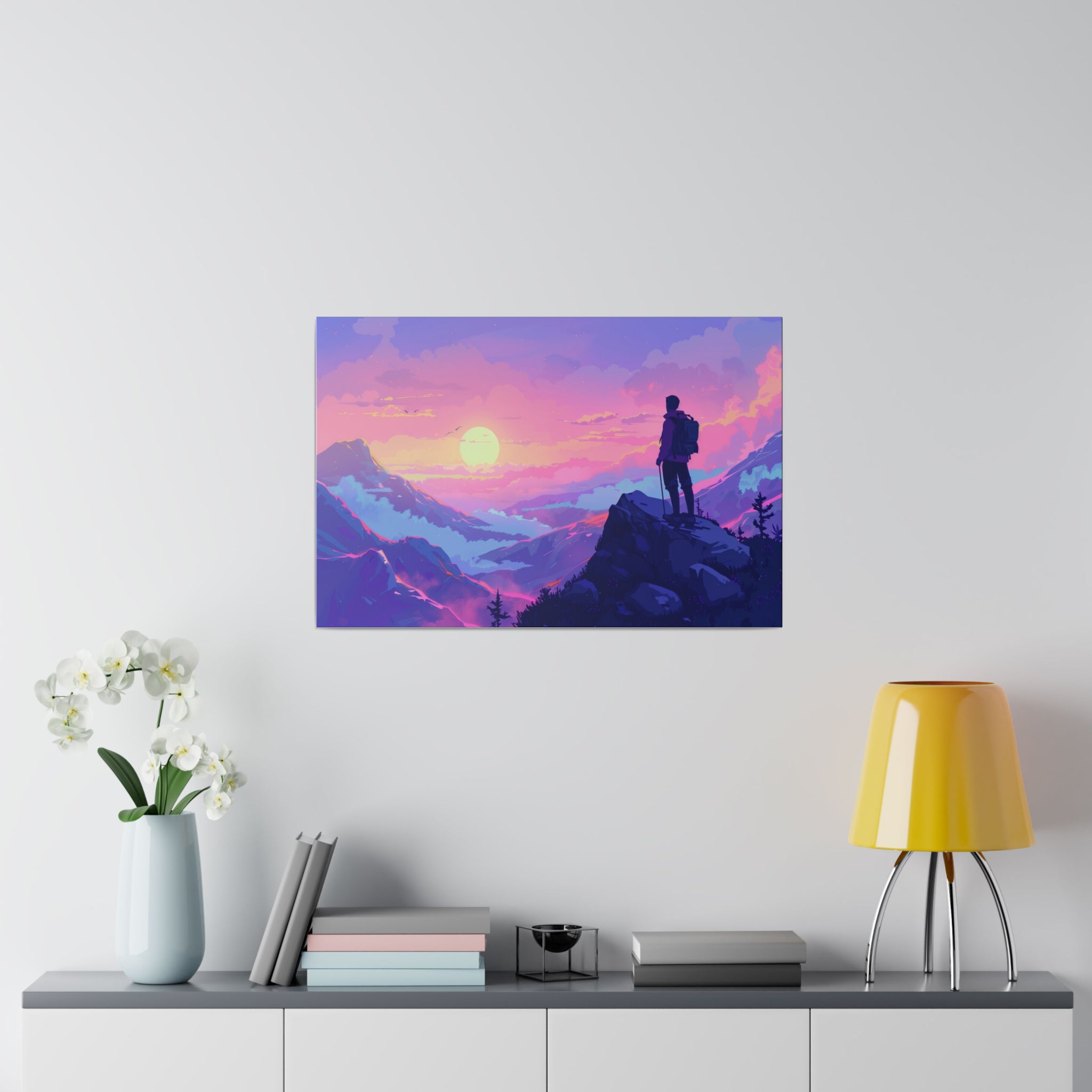 Abstract Wall Art - Horizontal Canvas - WA146