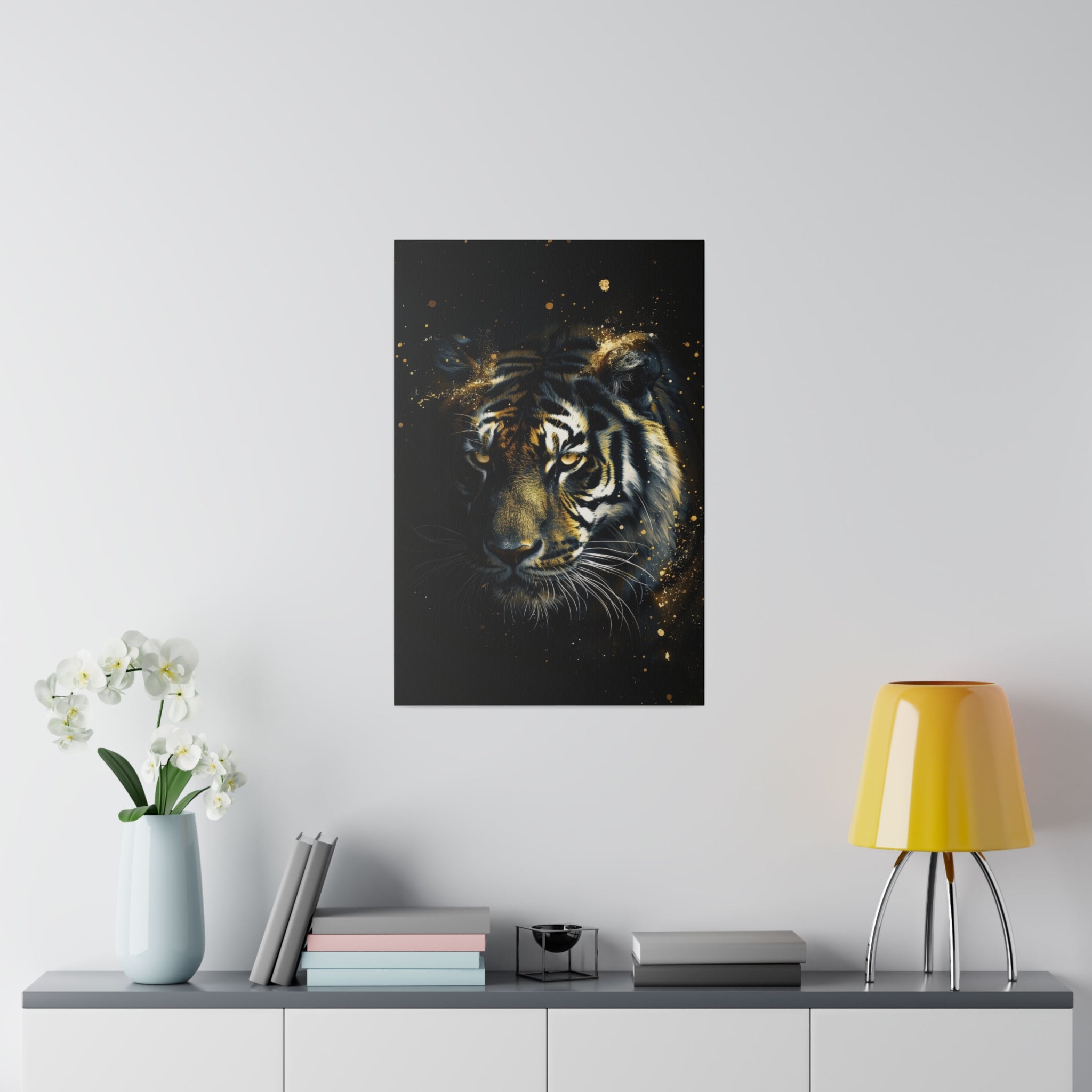 Tiger's Reign - Wildlife Wall Art - Vertical Canvas - WA267