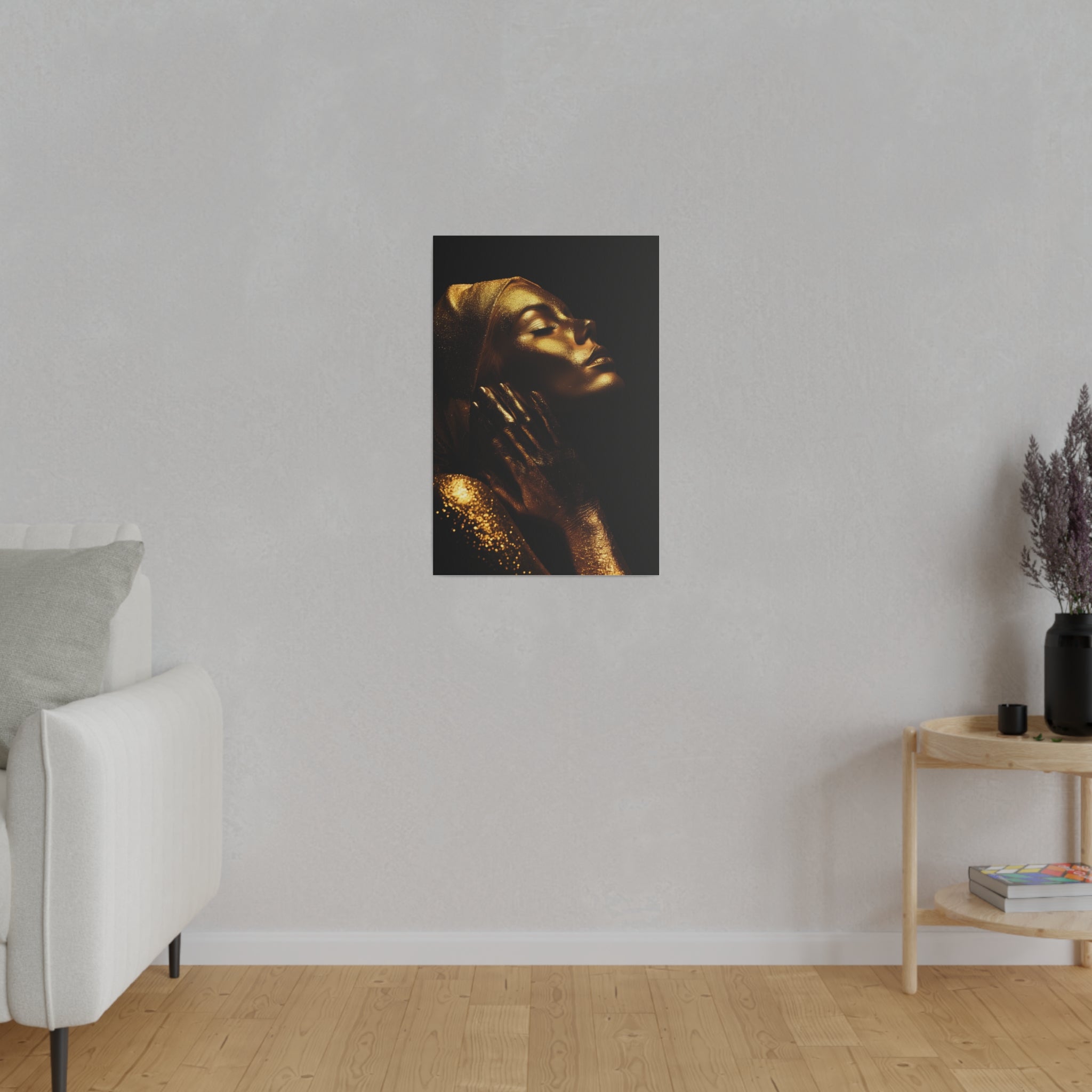 Woman in Gold - Luxury Themed Canvas - Vertical Canvas - WA71