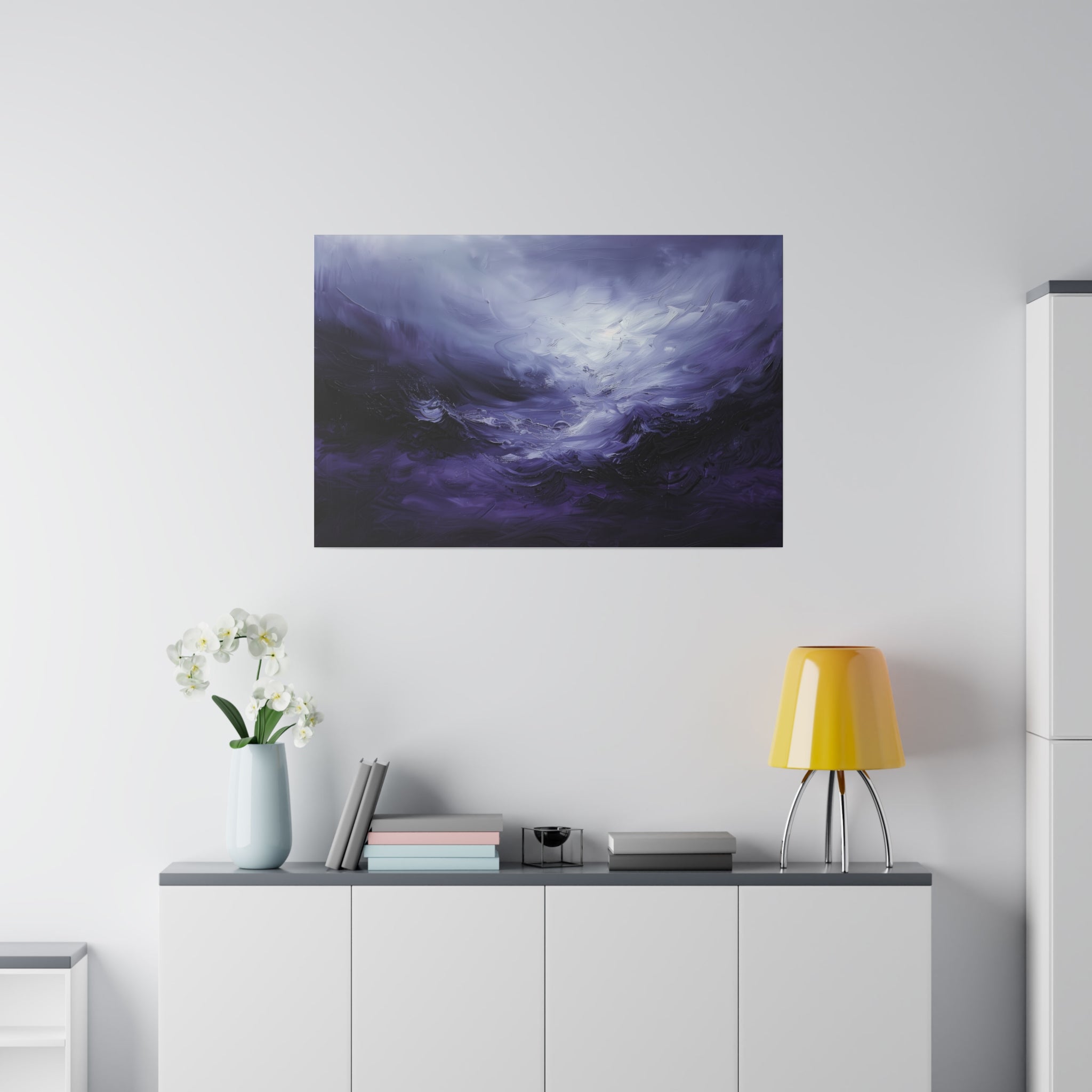 Ephemeral Serenity - Abstract Wall Art - Horizontal Canvas - WA218