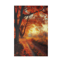 Autumn Reflections - Nature Wall Art - Vertical Canvas - WA318