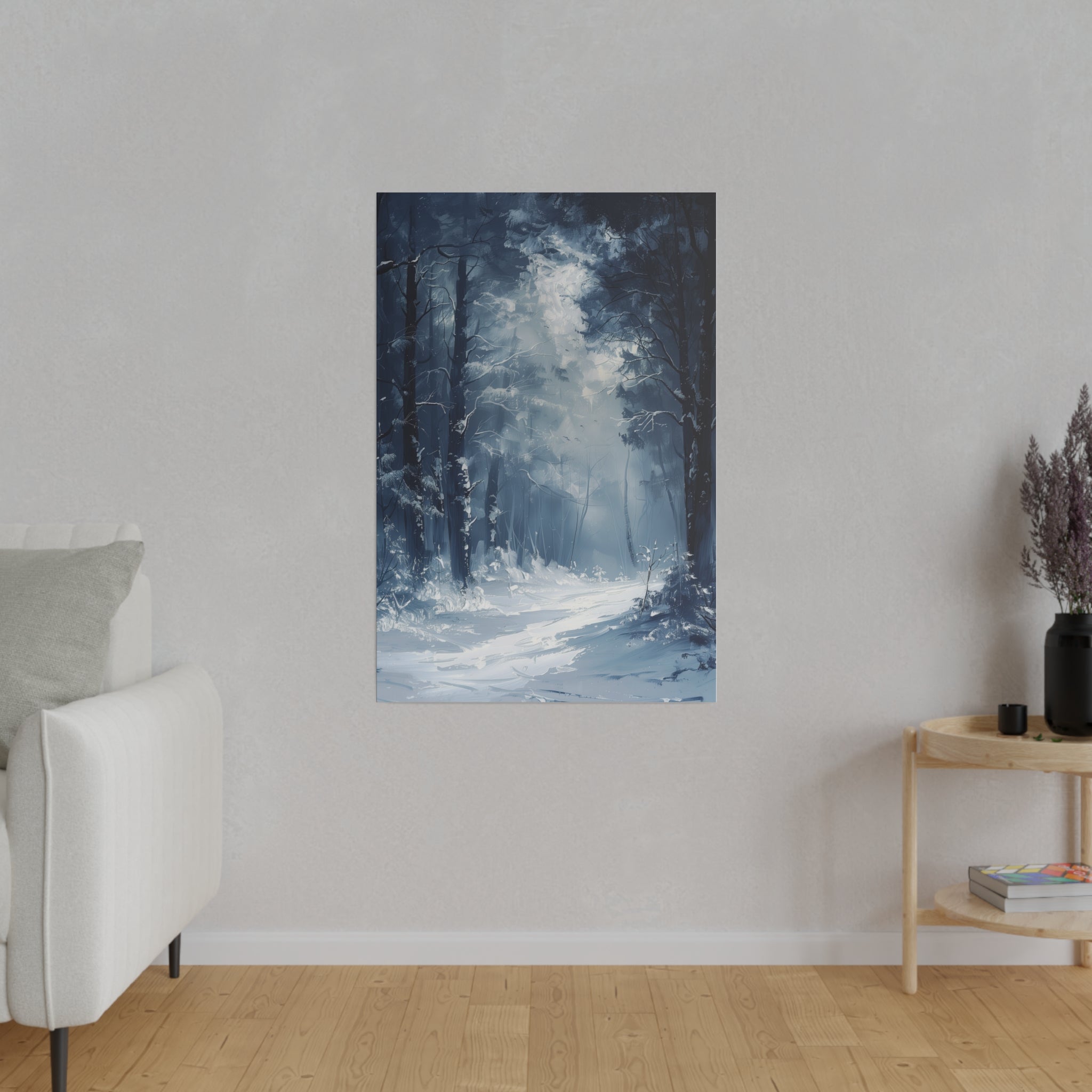 Chill of Winter - Nature Wall Art - Vertical Canvas - WA331