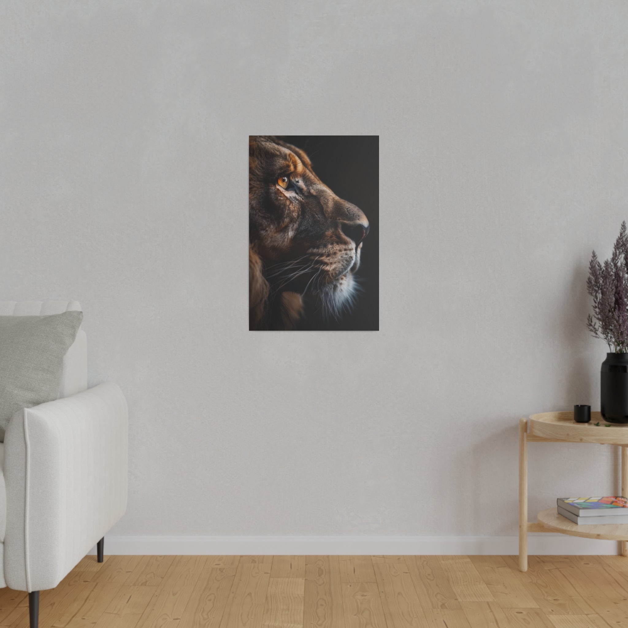 Lion's Glory - Wildlife Wall Art - Vertical Canvas - WA284