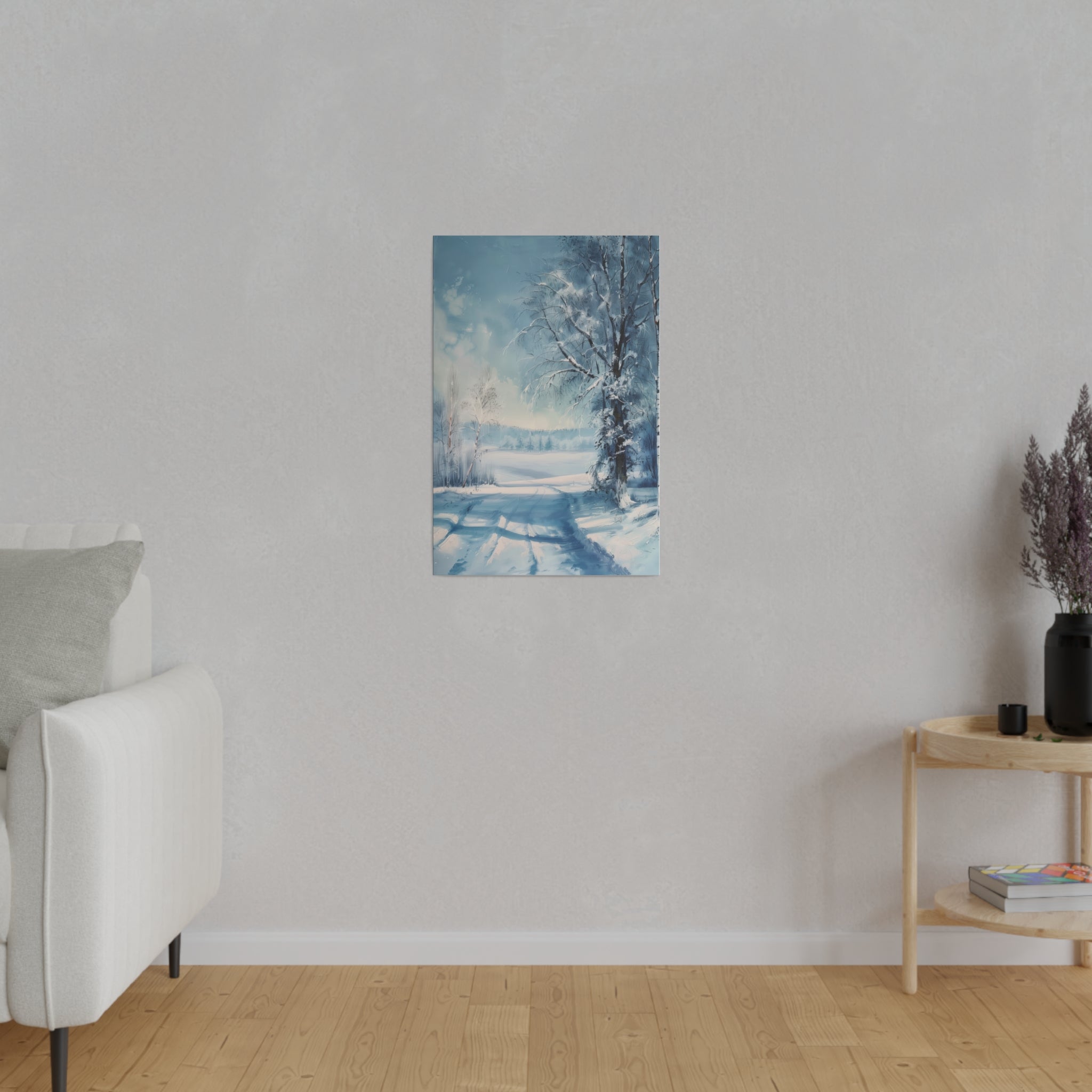 Endless Winter - Nature Wall Art - Vertical Canvas - WA332