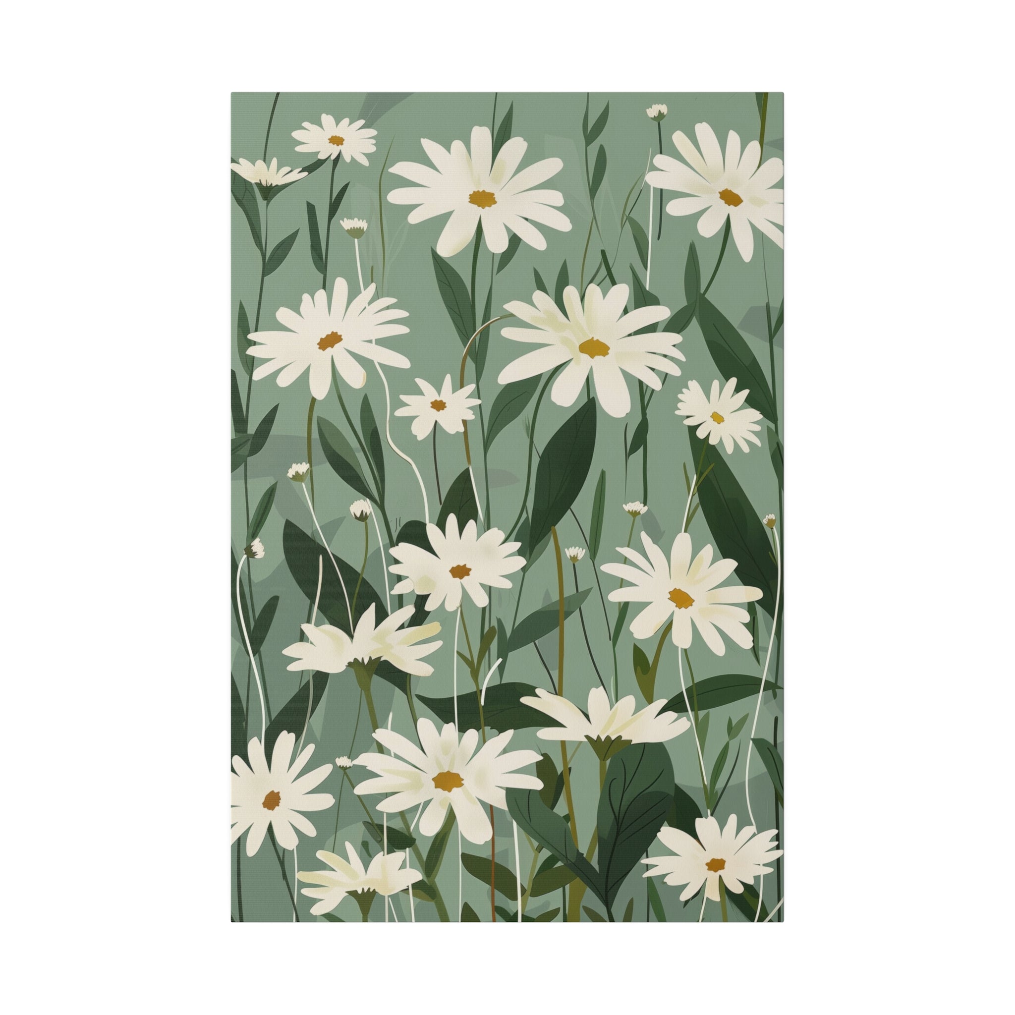 Flowers Wall Art - Botanical Wall Art - Vertical Canvas - WA64