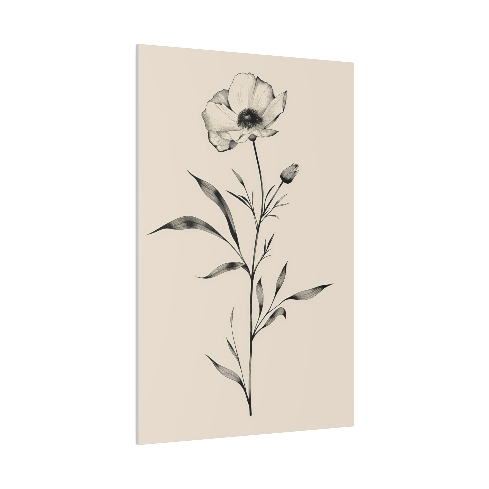 Flowers Wall Art - Botanical Wall Art - Vertical Canvas - WA50