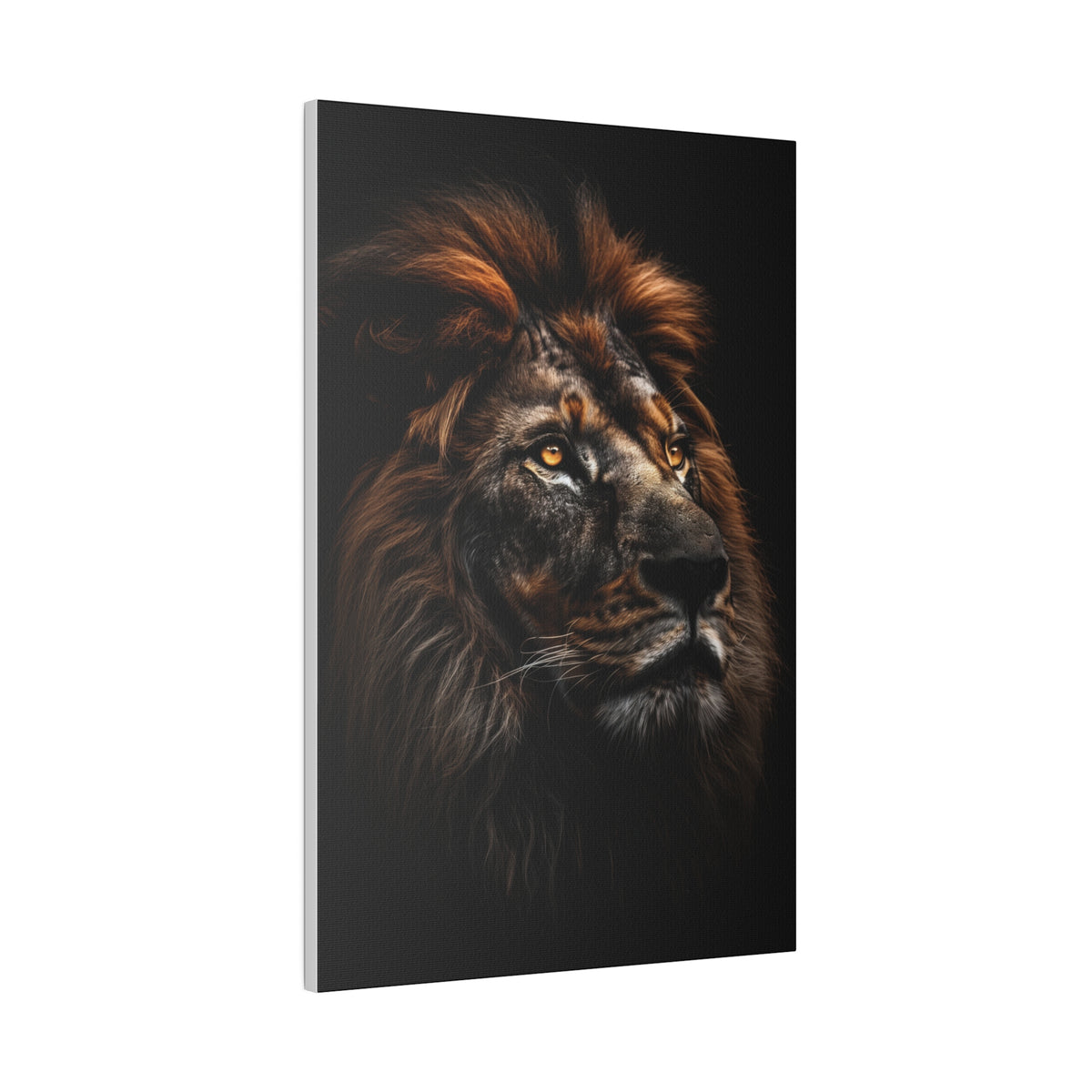 Lion's Majesty - Wildlife Wall Art - Vertical Canvas - WA287