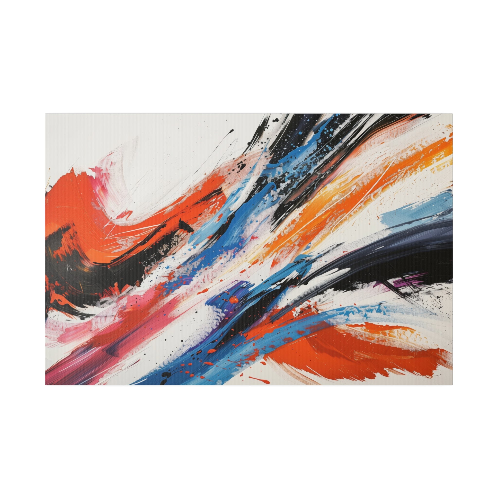 Color Symphony - Abstract Wall Art - Horizontal Canvas - WA207