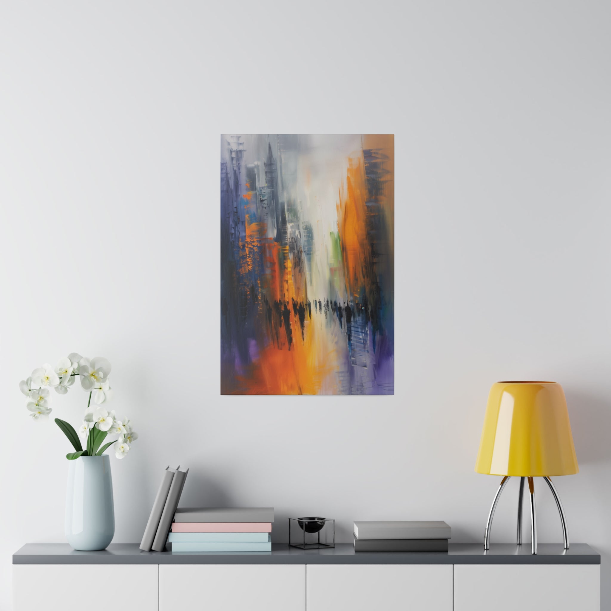 Urban Mirage - Abstract Wall Art - Vertical Canvas - WA228