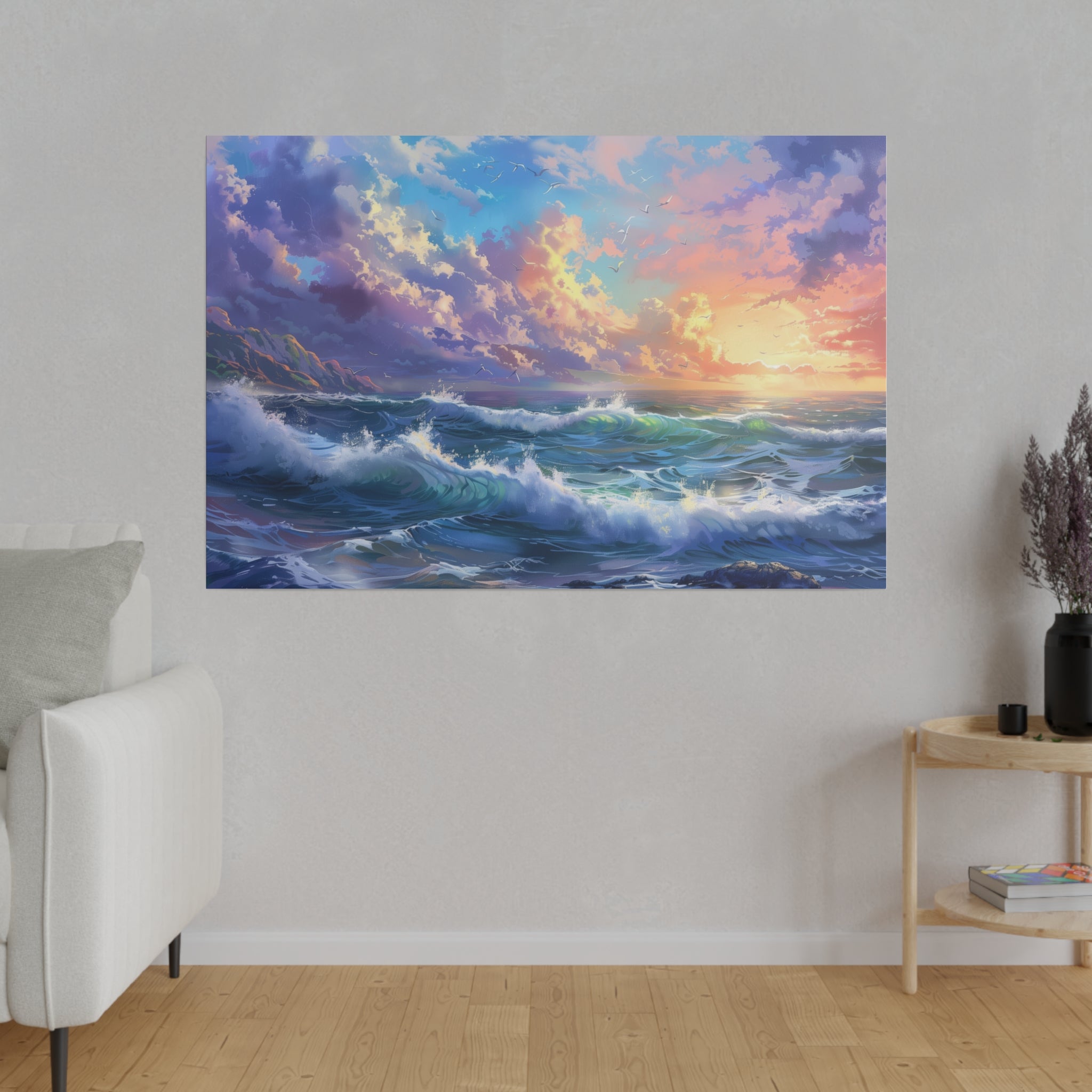 Ocean Wall Art - Horizontal Canvas - WA176