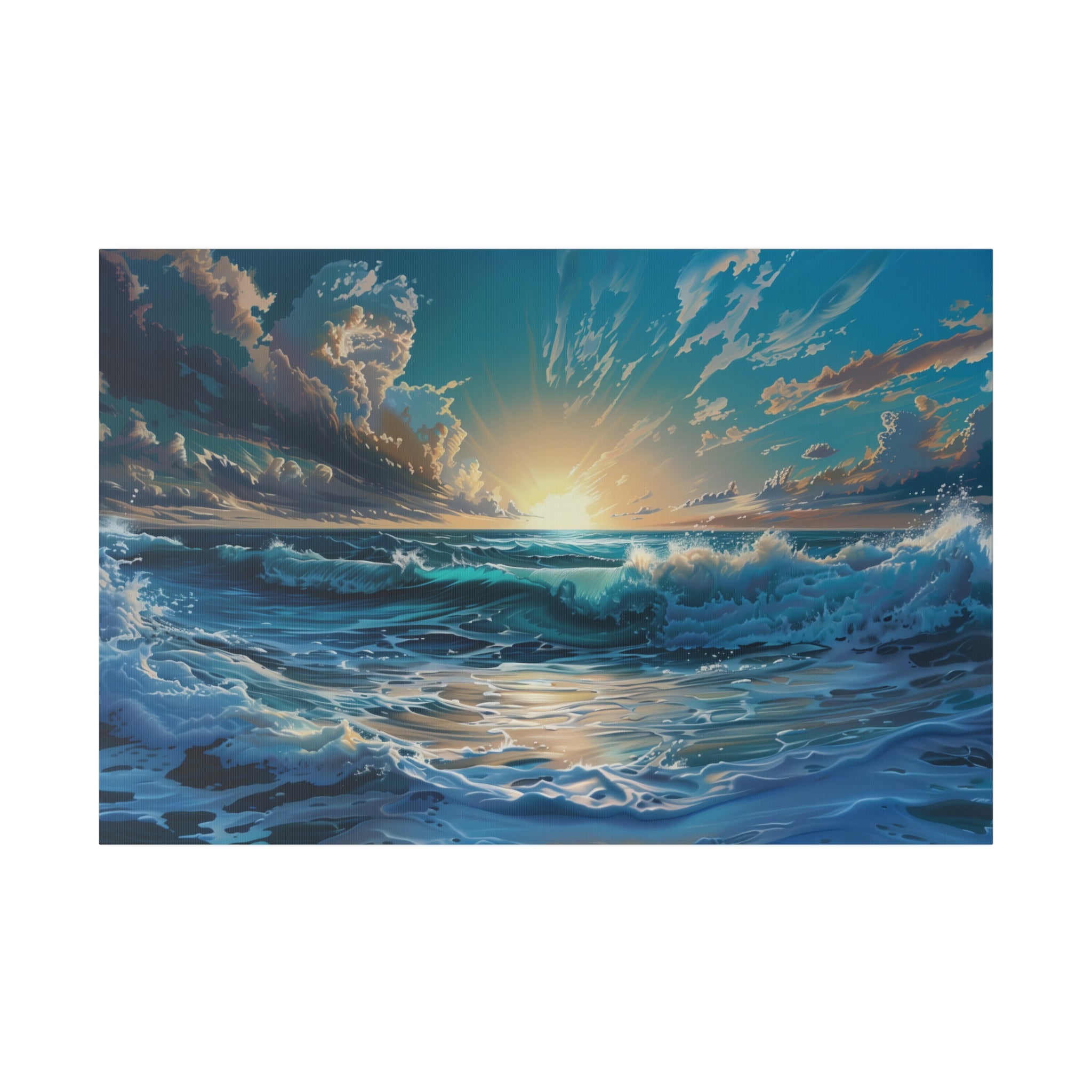 Ocean Wall Art - Horizontal Canvas - WA172