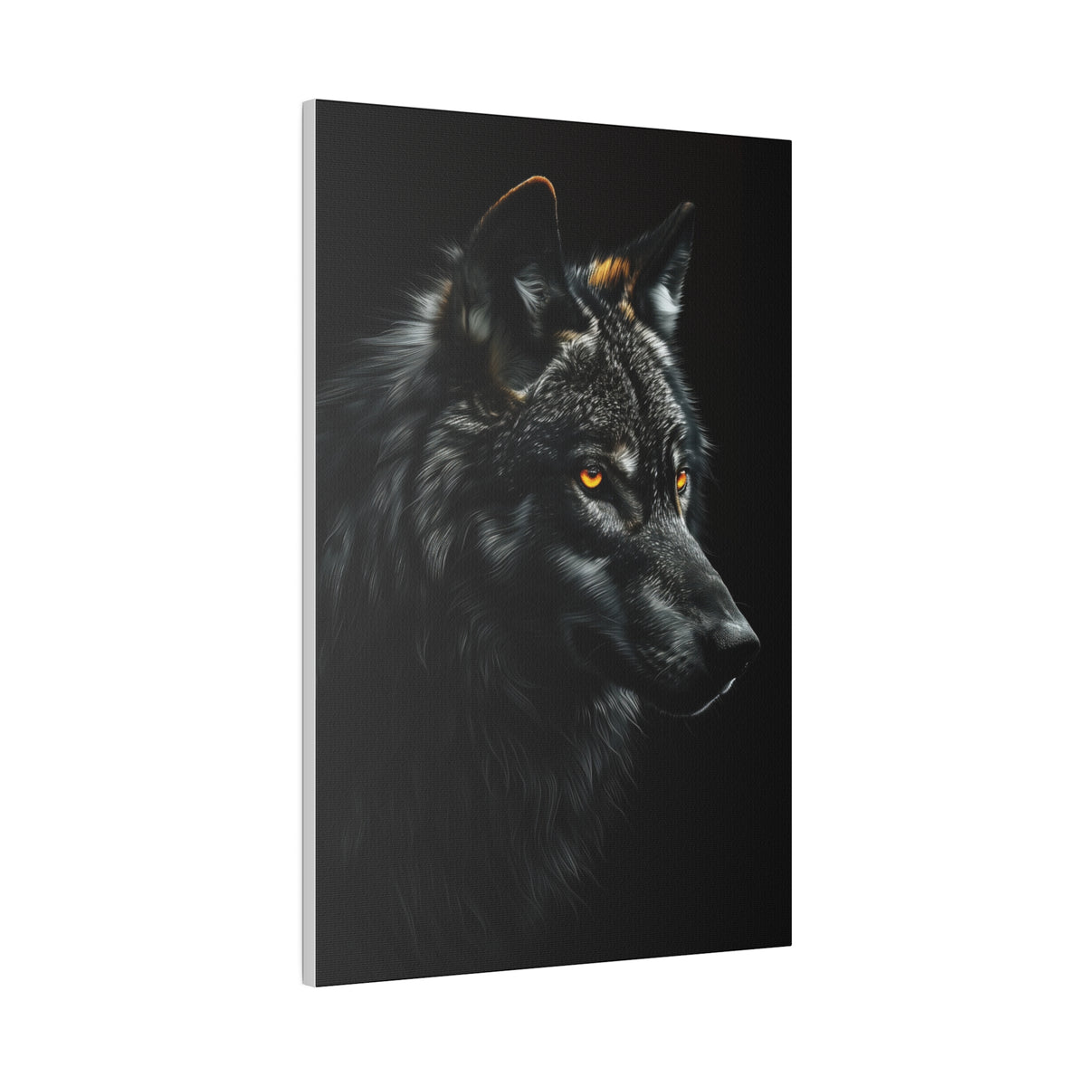 Wolf's Whisper - Wildlife Wall Art - Vertical Canvas - WA260