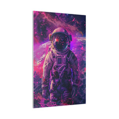 Astronaut in Space Wall Art - Vertical Canvas - WA138