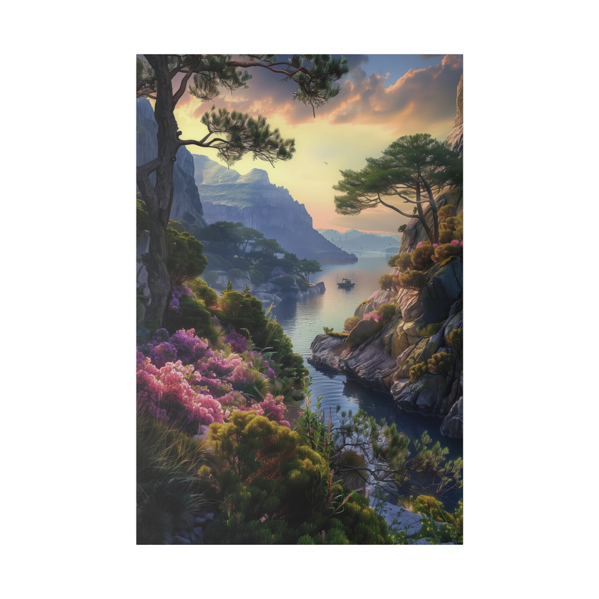 Path to the Peaks - Nature Wall Art - Vertical Canvas - WA322