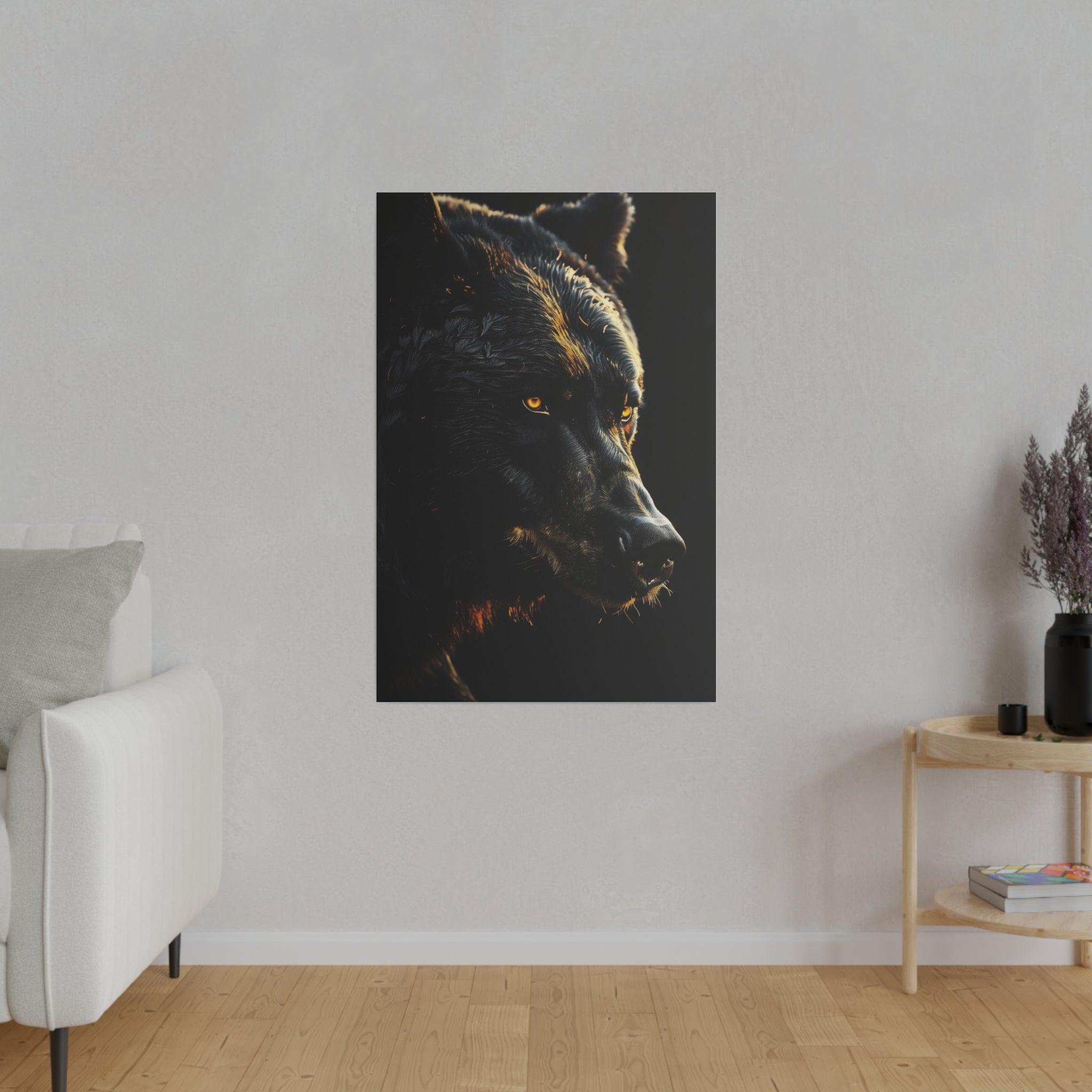 A Bear's Might - Wildlife Wall Art - Vertical Canvas - WA274